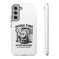 Doing Time on the Back Nine, Golf-Themed Phone Case, Funny Golf Gift, Golfer Accessory, Golf Lover's Case, Unique Sports Merchandise