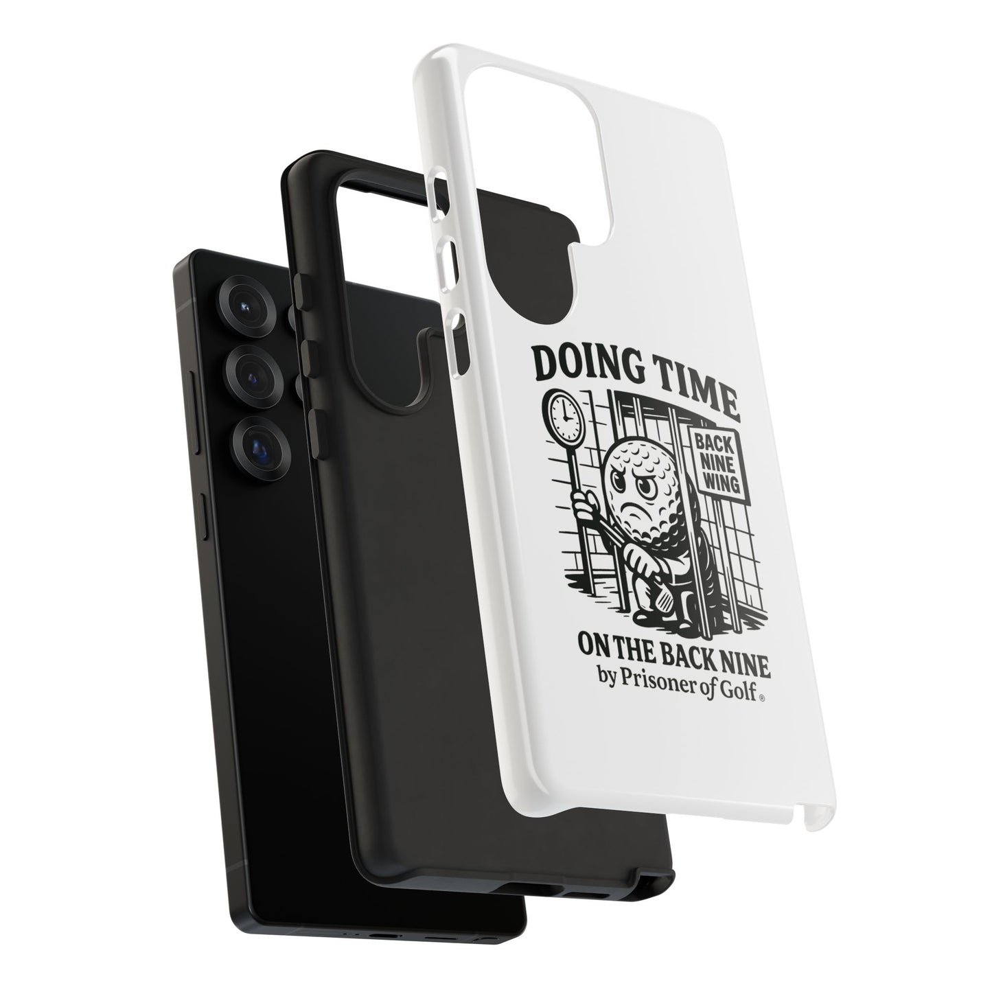 Doing Time on the Back Nine, Golf-Themed Phone Case, Funny Golf Gift, Golfer Accessory, Golf Lover's Case, Unique Sports Merchandise