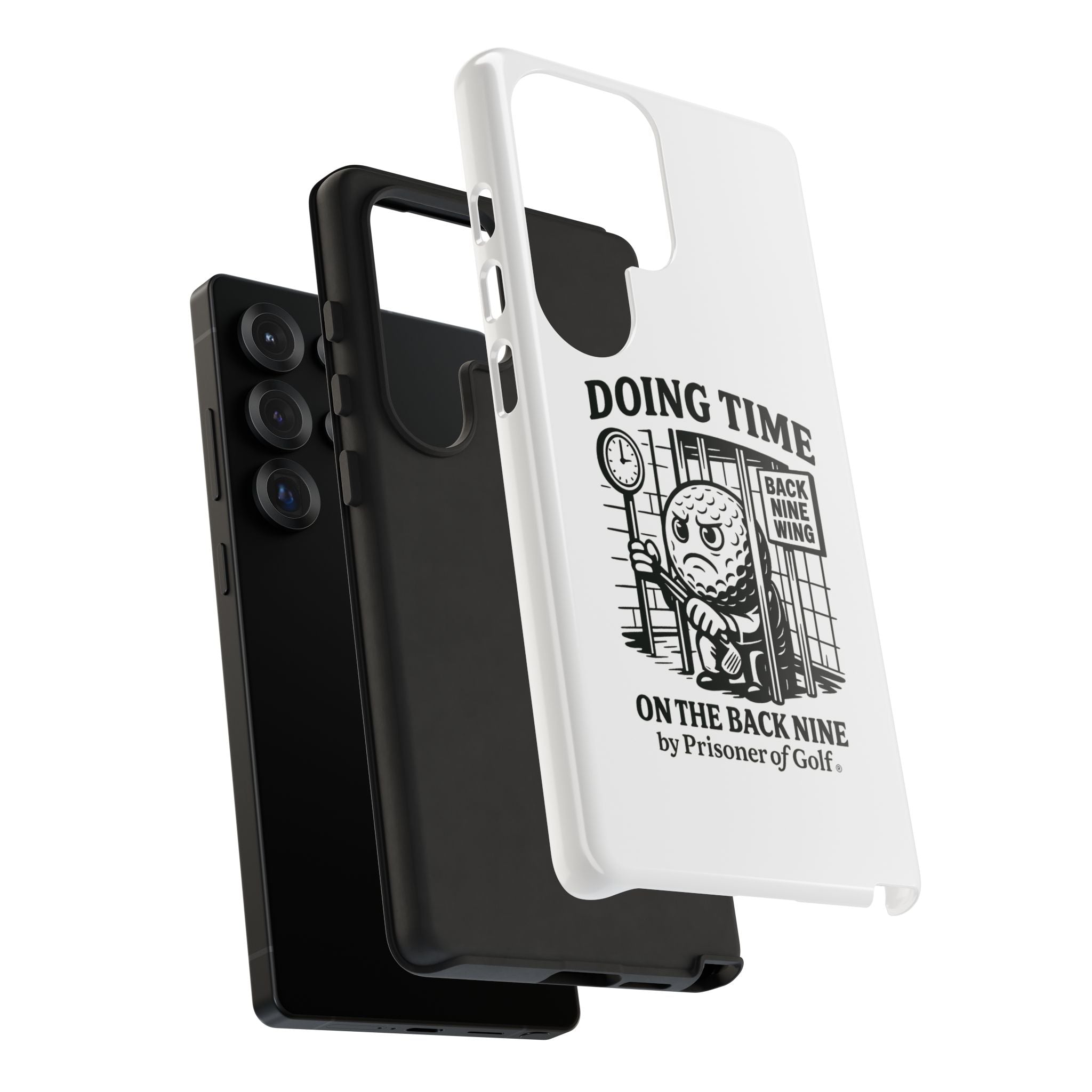 Doing Time on the Back Nine, Golf-Themed Phone Case, Funny Golf Gift, Golfer Accessory, Golf Lover's Case, Unique Sports Merchandise