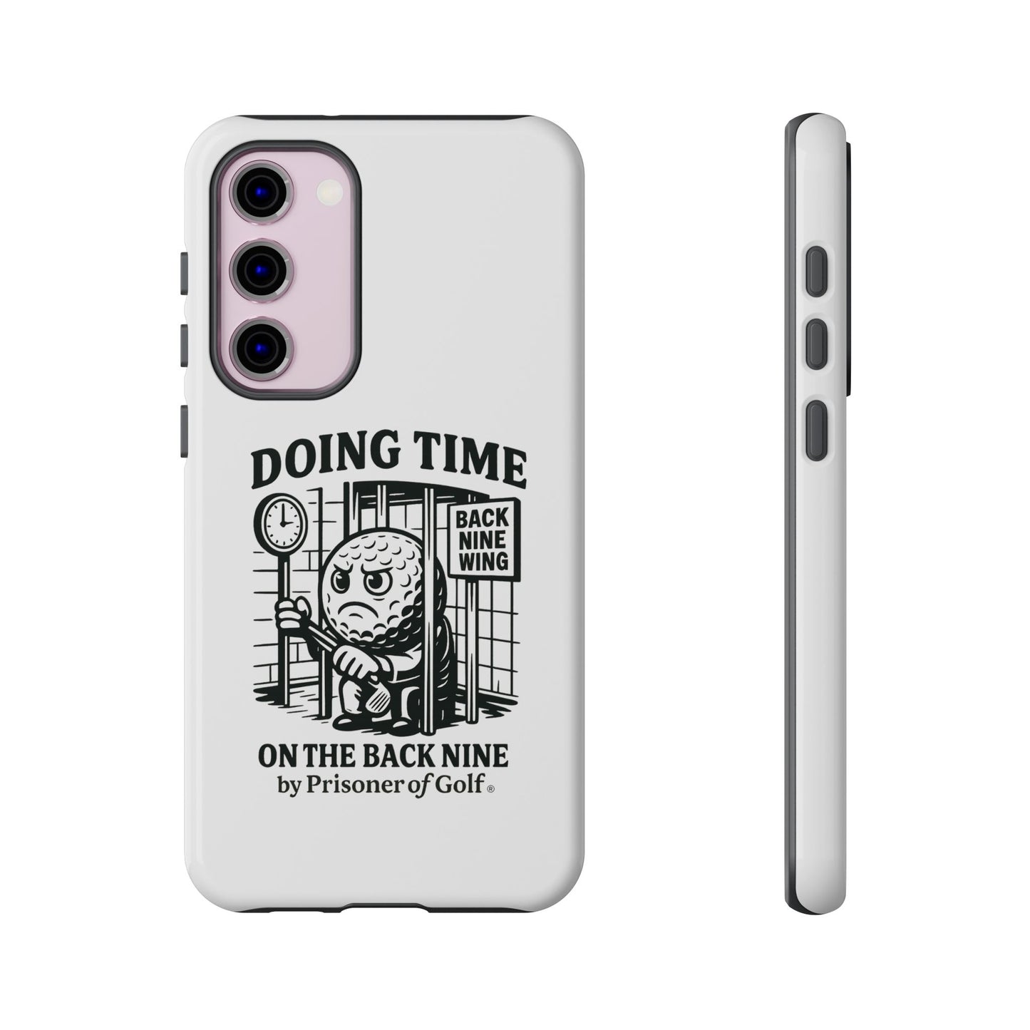 Doing Time on the Back Nine, Golf-Themed Phone Case, Funny Golf Gift, Golfer Accessory, Golf Lover's Case, Unique Sports Merchandise