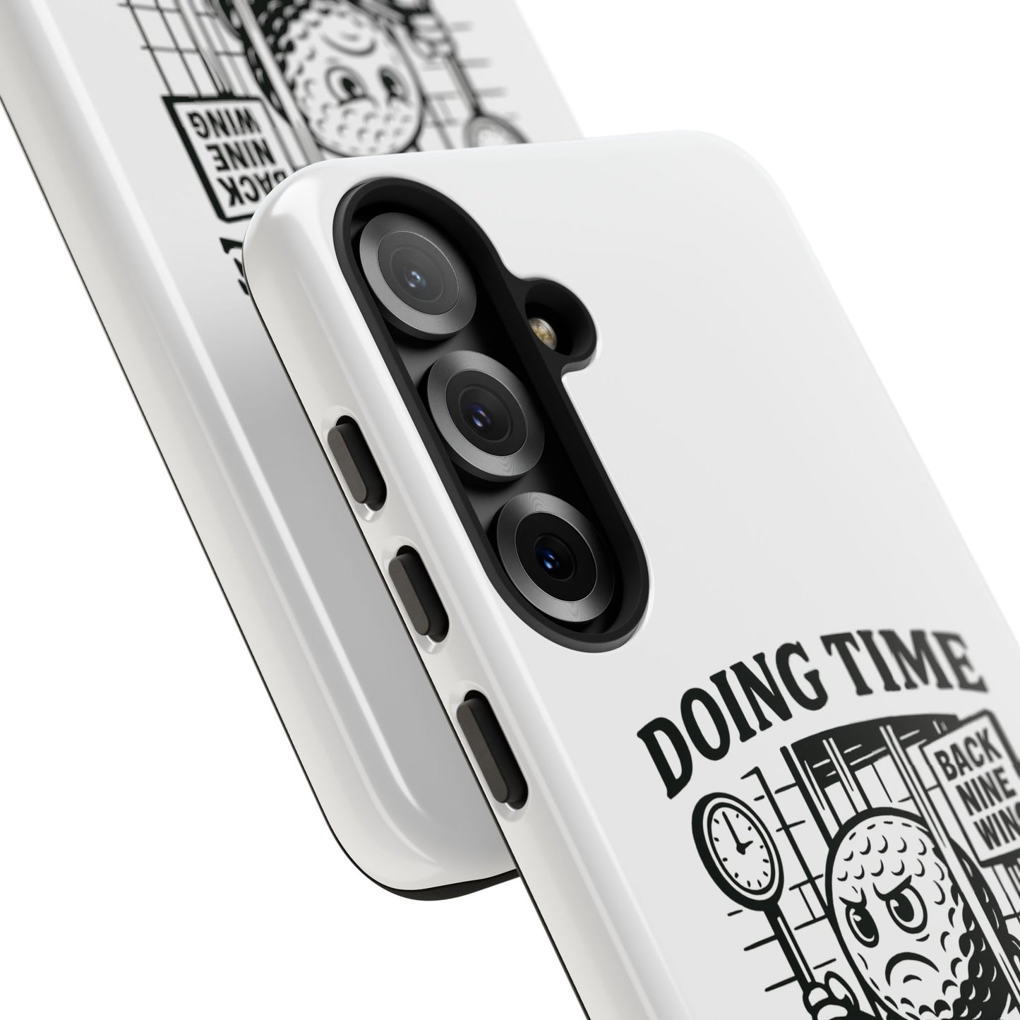 Doing Time on the Back Nine, Golf-Themed Phone Case, Funny Golf Gift, Golfer Accessory, Golf Lover's Case, Unique Sports Merchandise