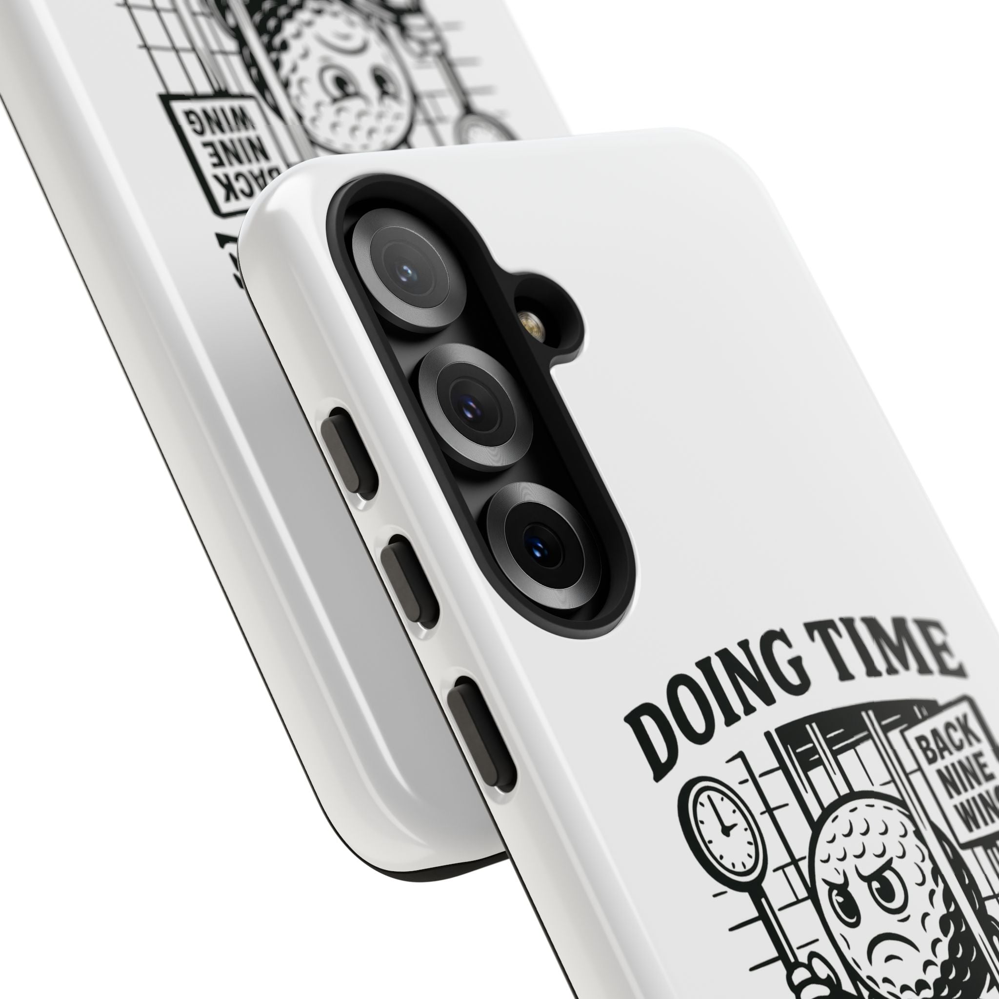 Doing Time on the Back Nine, Golf-Themed Phone Case, Funny Golf Gift, Golfer Accessory, Golf Lover's Case, Unique Sports Merchandise