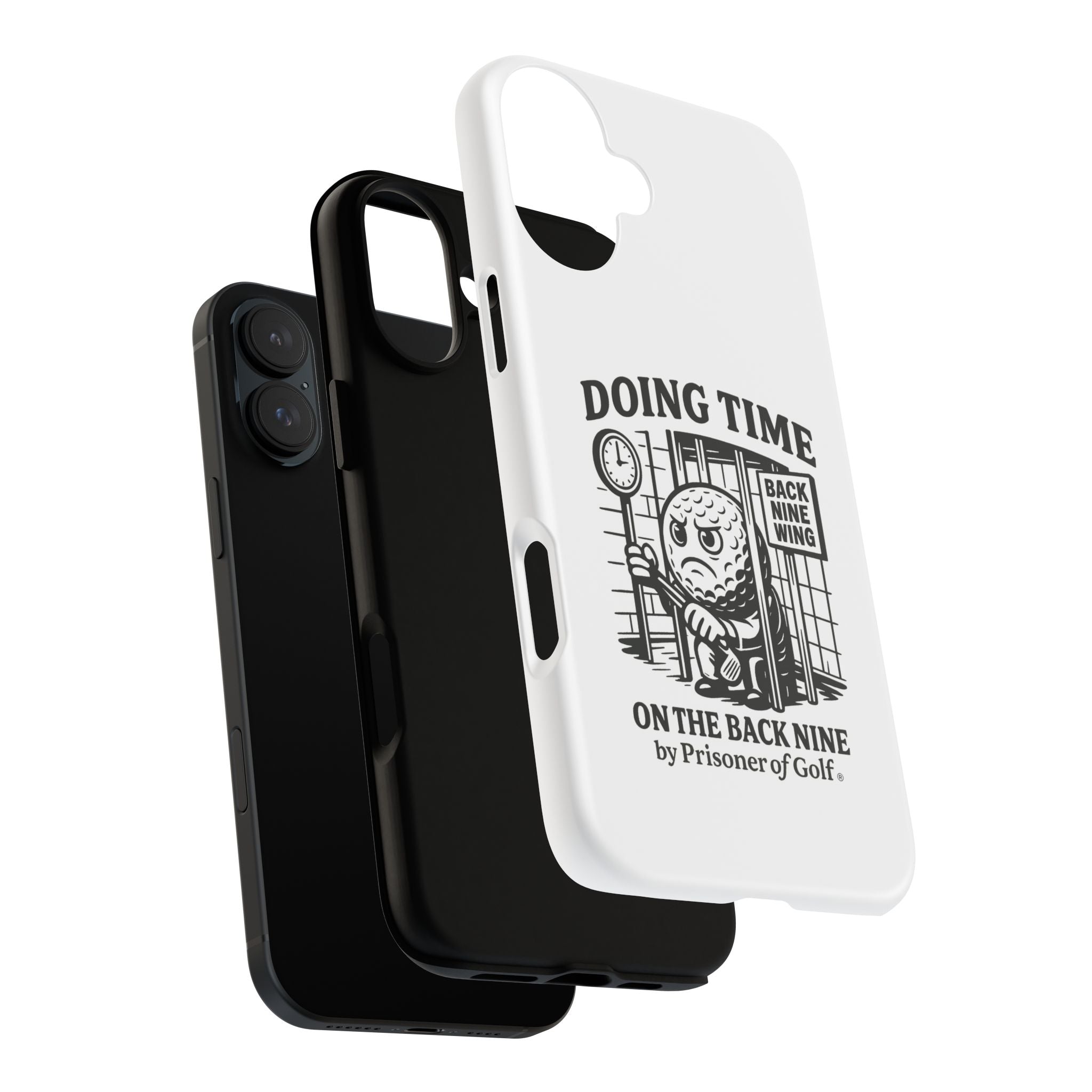 Doing Time on the Back Nine, Golf-Themed Phone Case, Funny Golf Gift, Golfer Accessory, Golf Lover's Case, Unique Sports Merchandise