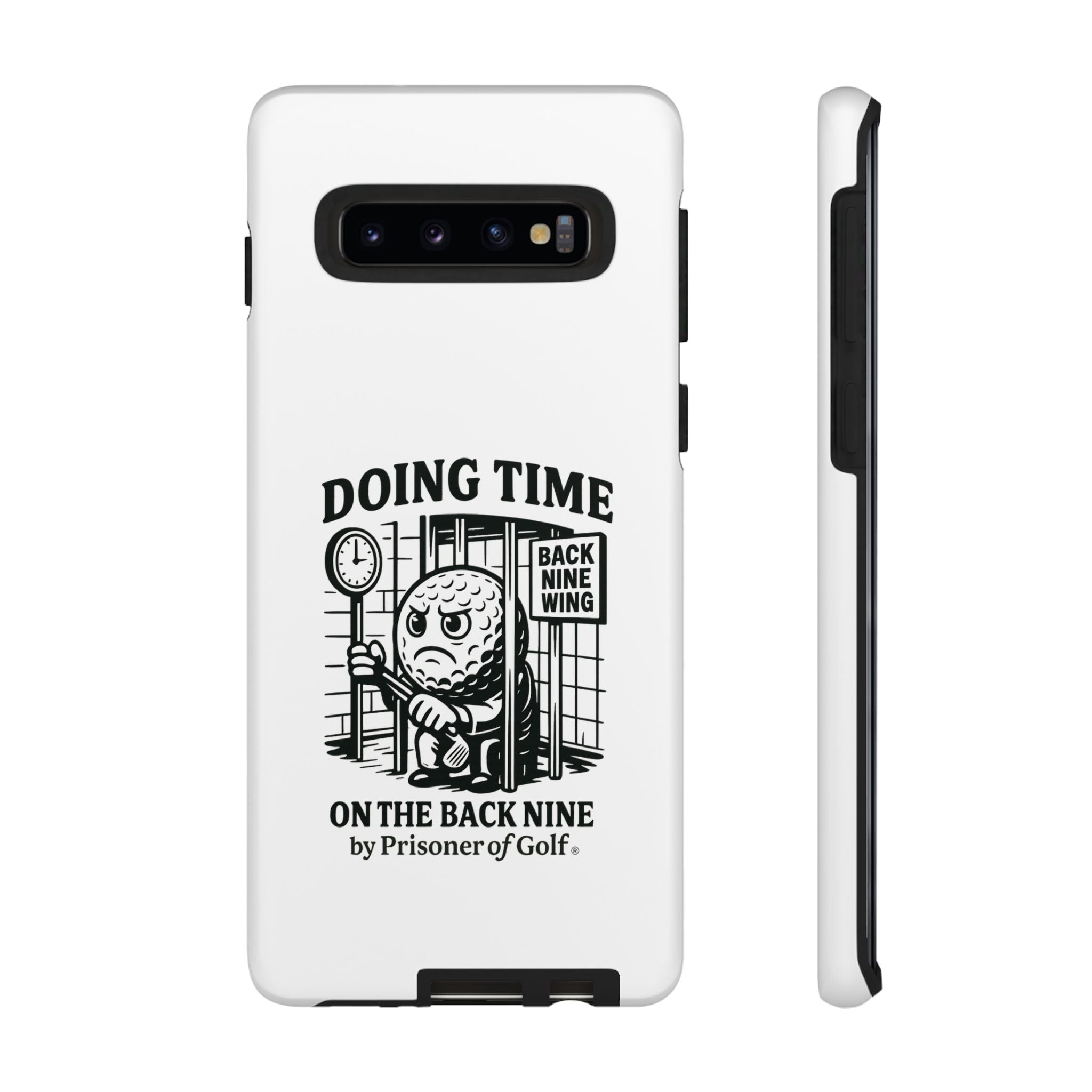 Doing Time on the Back Nine, Golf-Themed Phone Case, Funny Golf Gift, Golfer Accessory, Golf Lover's Case, Unique Sports Merchandise