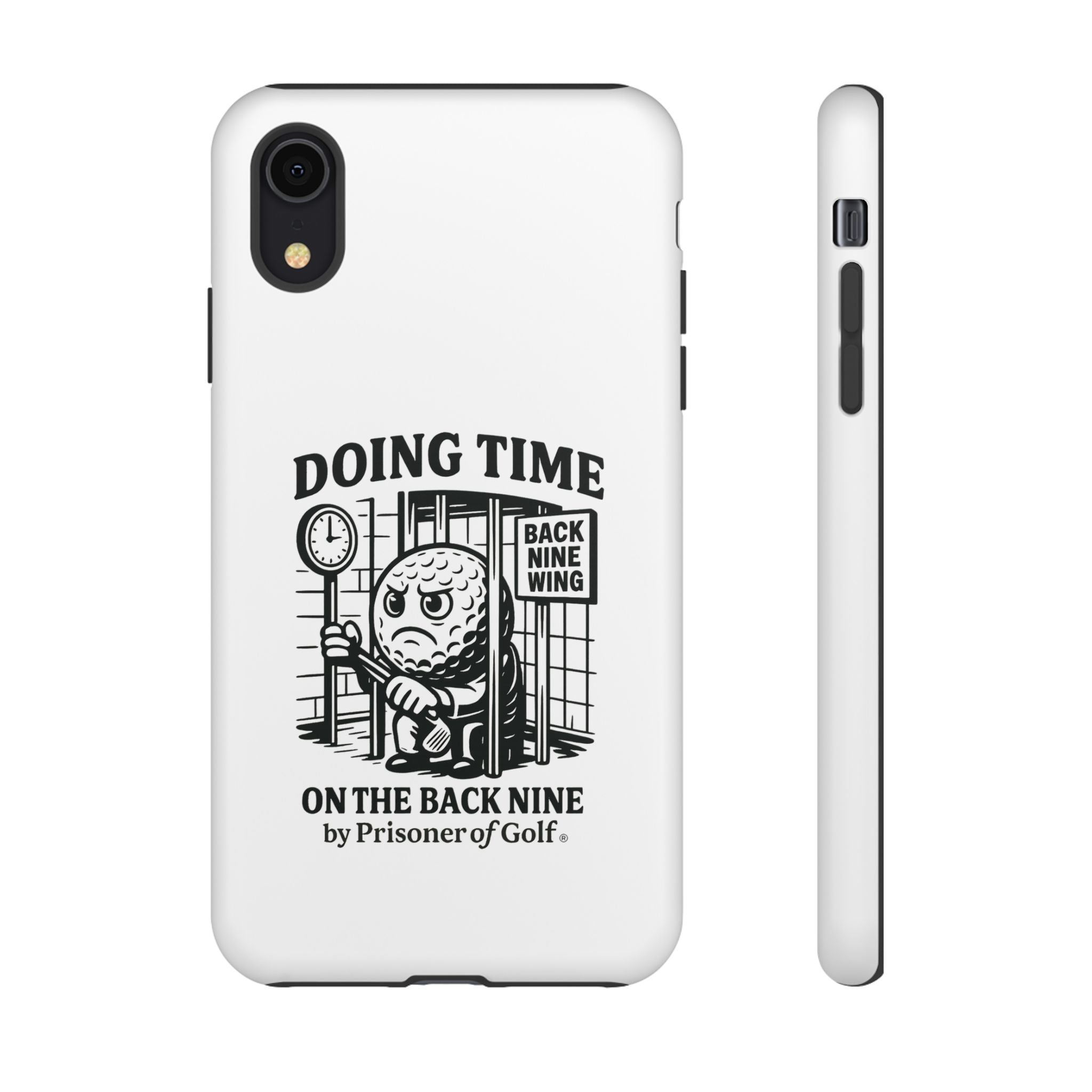 Doing Time on the Back Nine, Golf-Themed Phone Case, Funny Golf Gift, Golfer Accessory, Golf Lover's Case, Unique Sports Merchandise