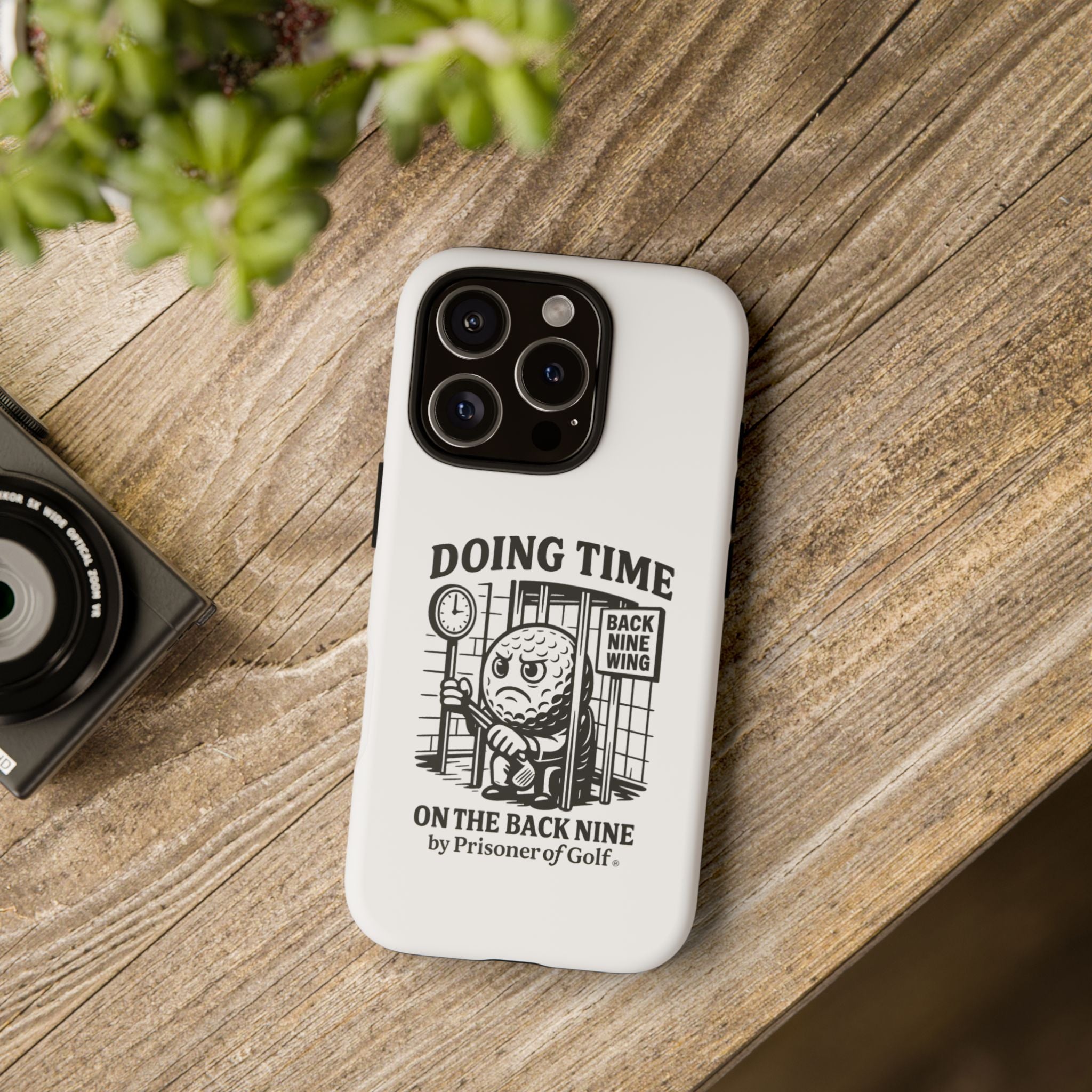 Doing Time on the Back Nine, Golf-Themed Phone Case, Funny Golf Gift, Golfer Accessory, Golf Lover's Case, Unique Sports Merchandise