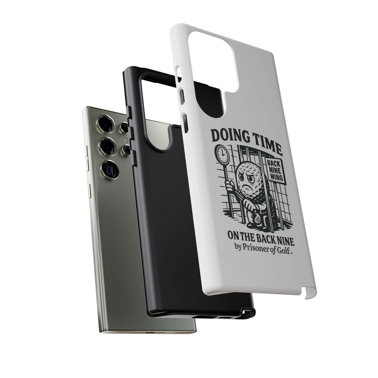 Doing Time on the Back Nine, Golf-Themed Phone Case, Funny Golf Gift, Golfer Accessory, Golf Lover's Case, Unique Sports Merchandise