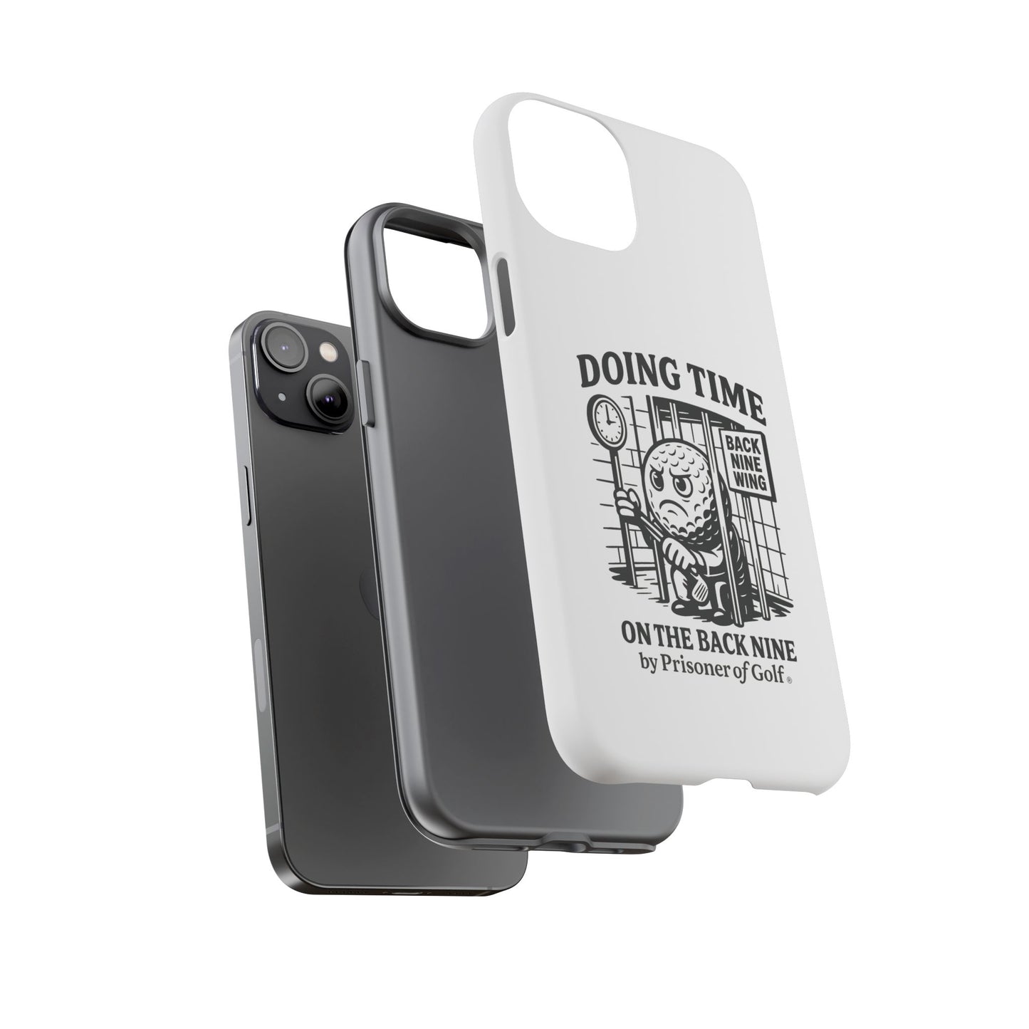 Doing Time on the Back Nine, Golf-Themed Phone Case, Funny Golf Gift, Golfer Accessory, Golf Lover's Case, Unique Sports Merchandise