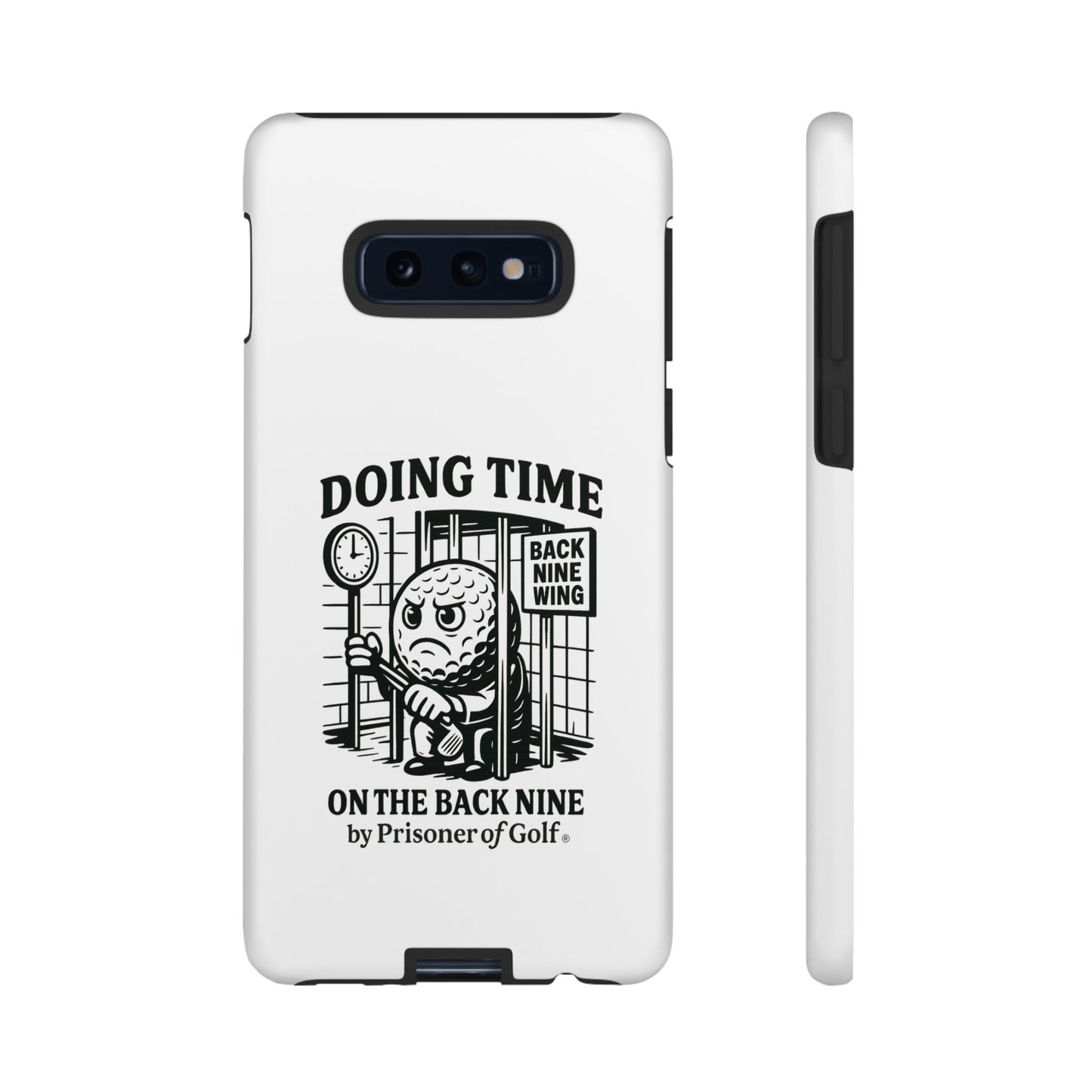 Doing Time on the Back Nine, Golf-Themed Phone Case, Funny Golf Gift, Golfer Accessory, Golf Lover's Case, Unique Sports Merchandise