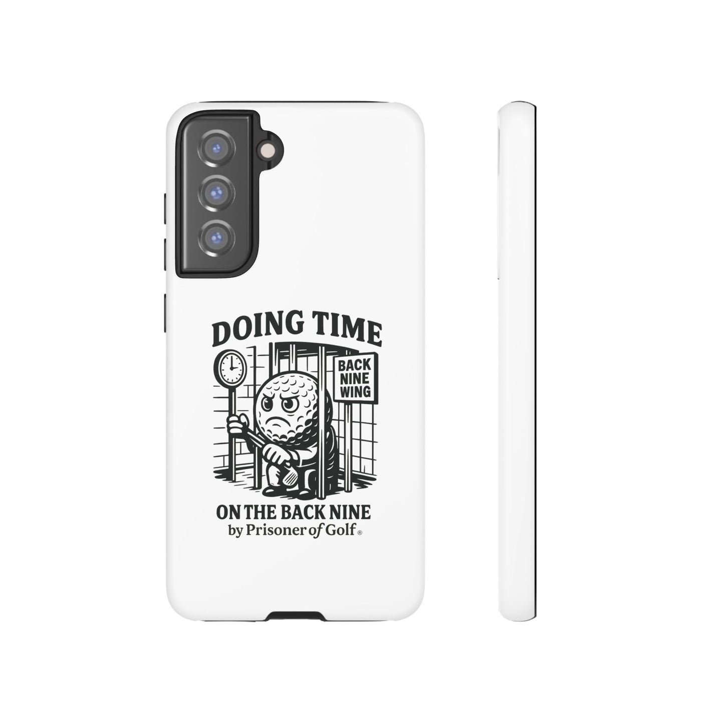 Doing Time on the Back Nine, Golf-Themed Phone Case, Funny Golf Gift, Golfer Accessory, Golf Lover's Case, Unique Sports Merchandise