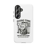 Doing Time on the Back Nine, Golf-Themed Phone Case, Funny Golf Gift, Golfer Accessory, Golf Lover's Case, Unique Sports Merchandise