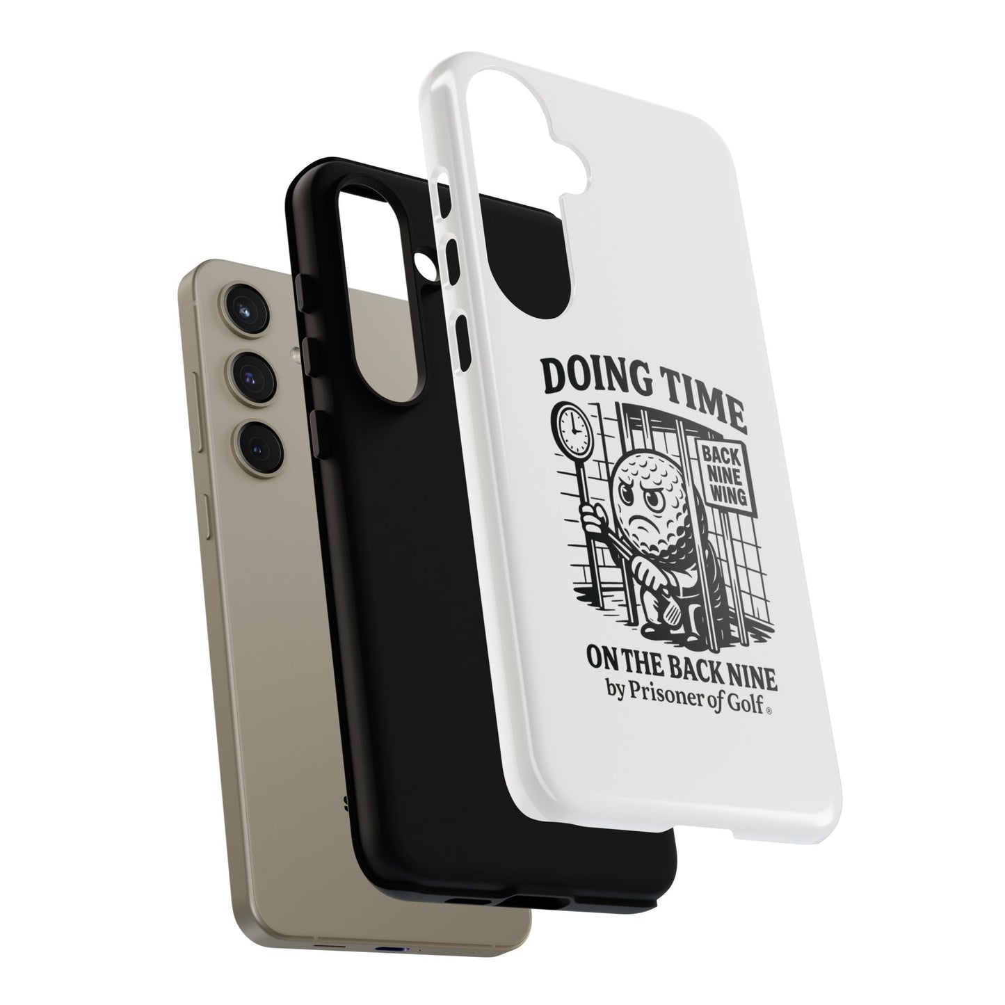 Doing Time on the Back Nine, Golf-Themed Phone Case, Funny Golf Gift, Golfer Accessory, Golf Lover's Case, Unique Sports Merchandise