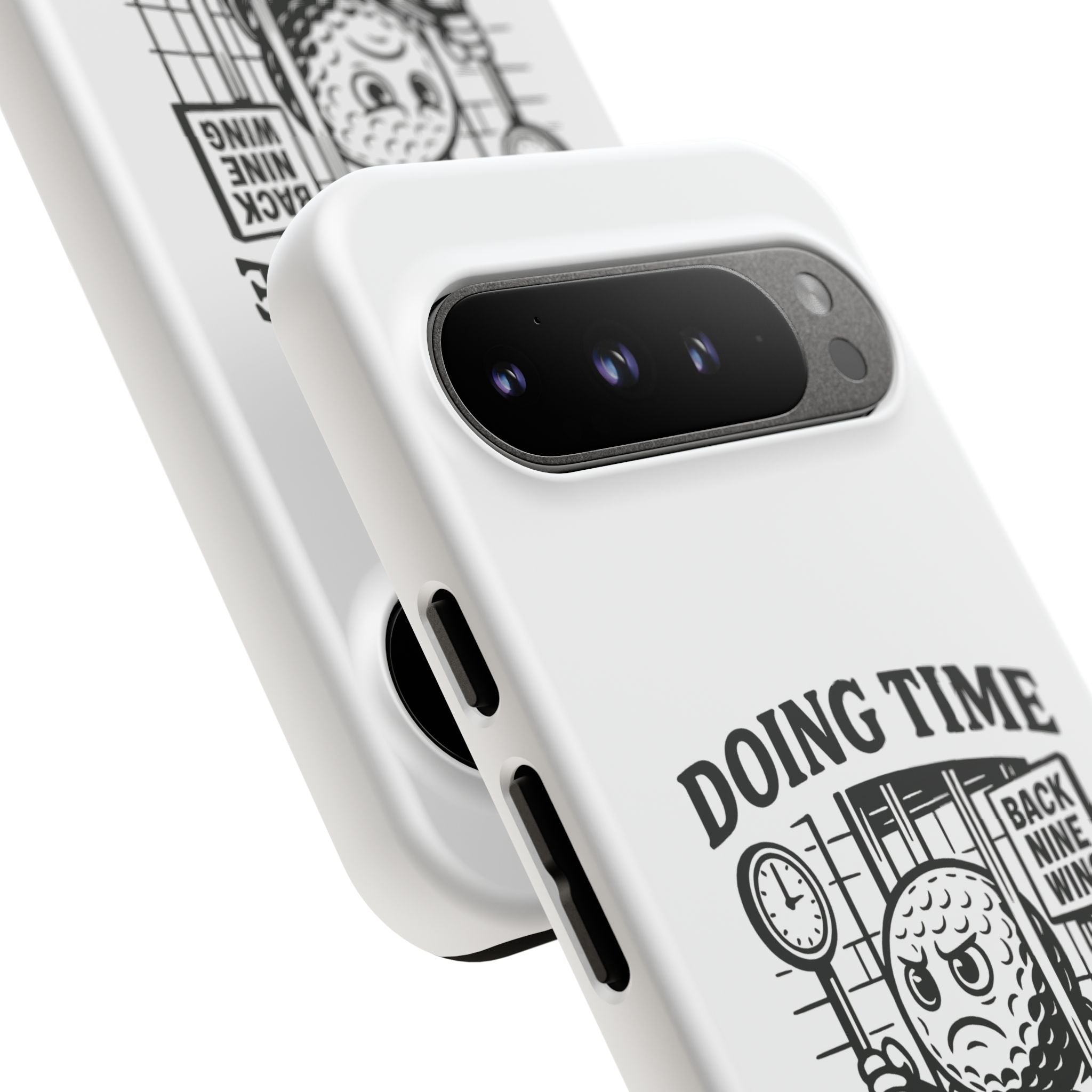Doing Time on the Back Nine, Golf-Themed Phone Case, Funny Golf Gift, Golfer Accessory, Golf Lover's Case, Unique Sports Merchandise