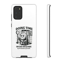 Doing Time on the Back Nine, Golf-Themed Phone Case, Funny Golf Gift, Golfer Accessory, Golf Lover's Case, Unique Sports Merchandise
