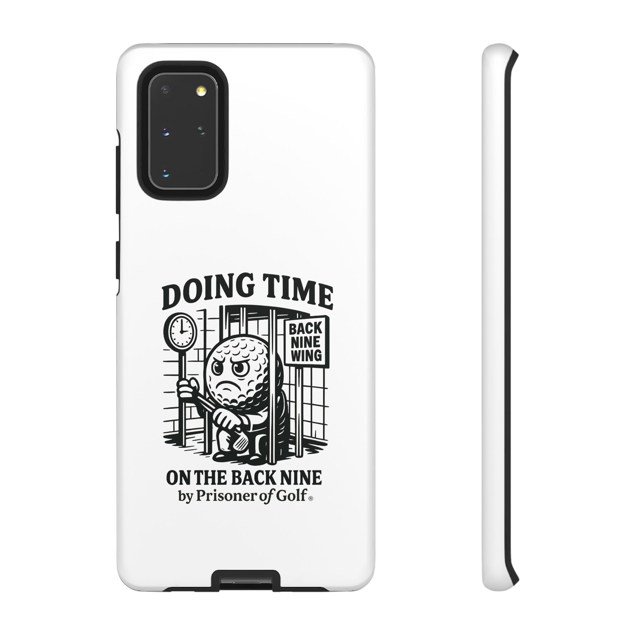 Doing Time on the Back Nine, Golf-Themed Phone Case, Funny Golf Gift, Golfer Accessory, Golf Lover's Case, Unique Sports Merchandise