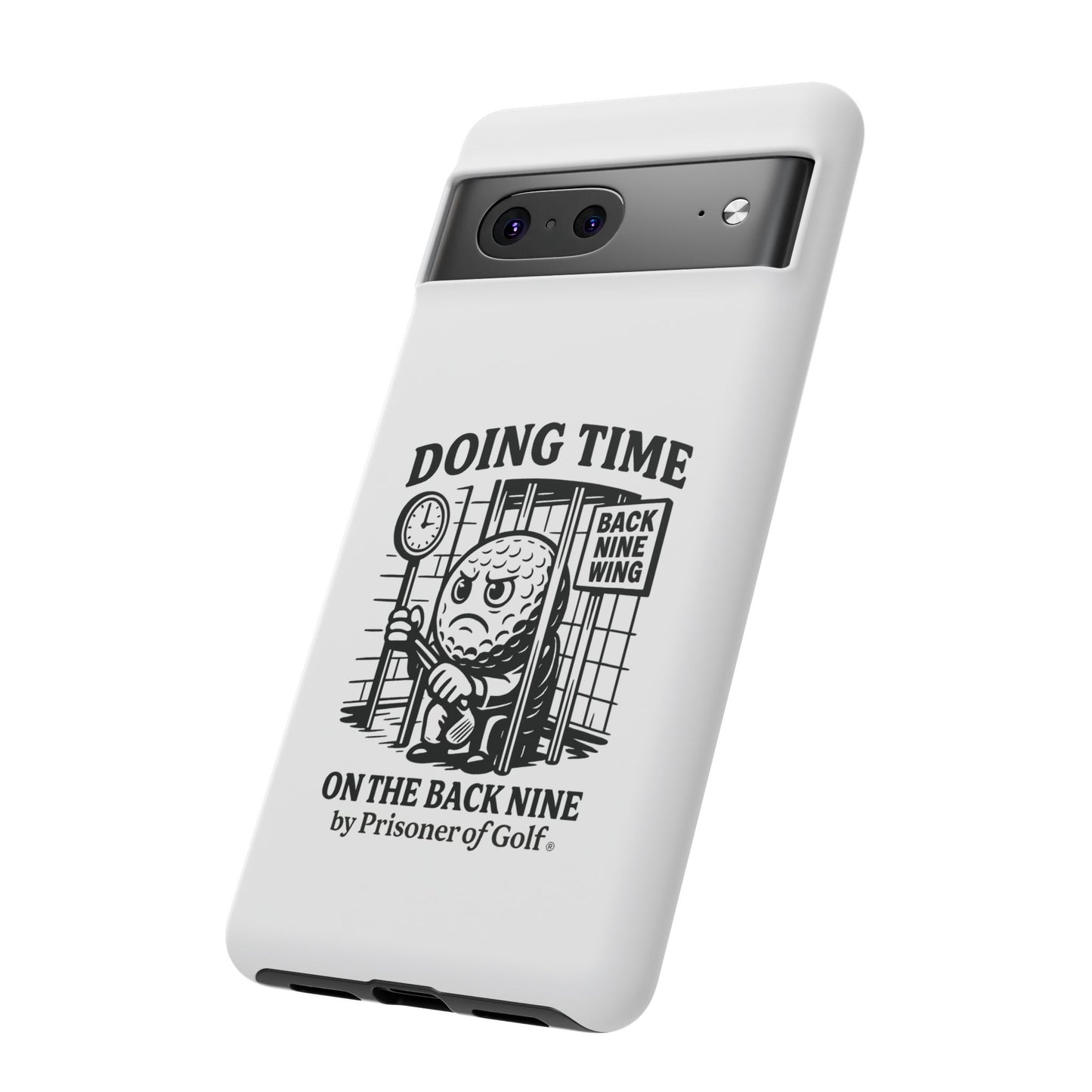 Doing Time on the Back Nine, Golf-Themed Phone Case, Funny Golf Gift, Golfer Accessory, Golf Lover's Case, Unique Sports Merchandise