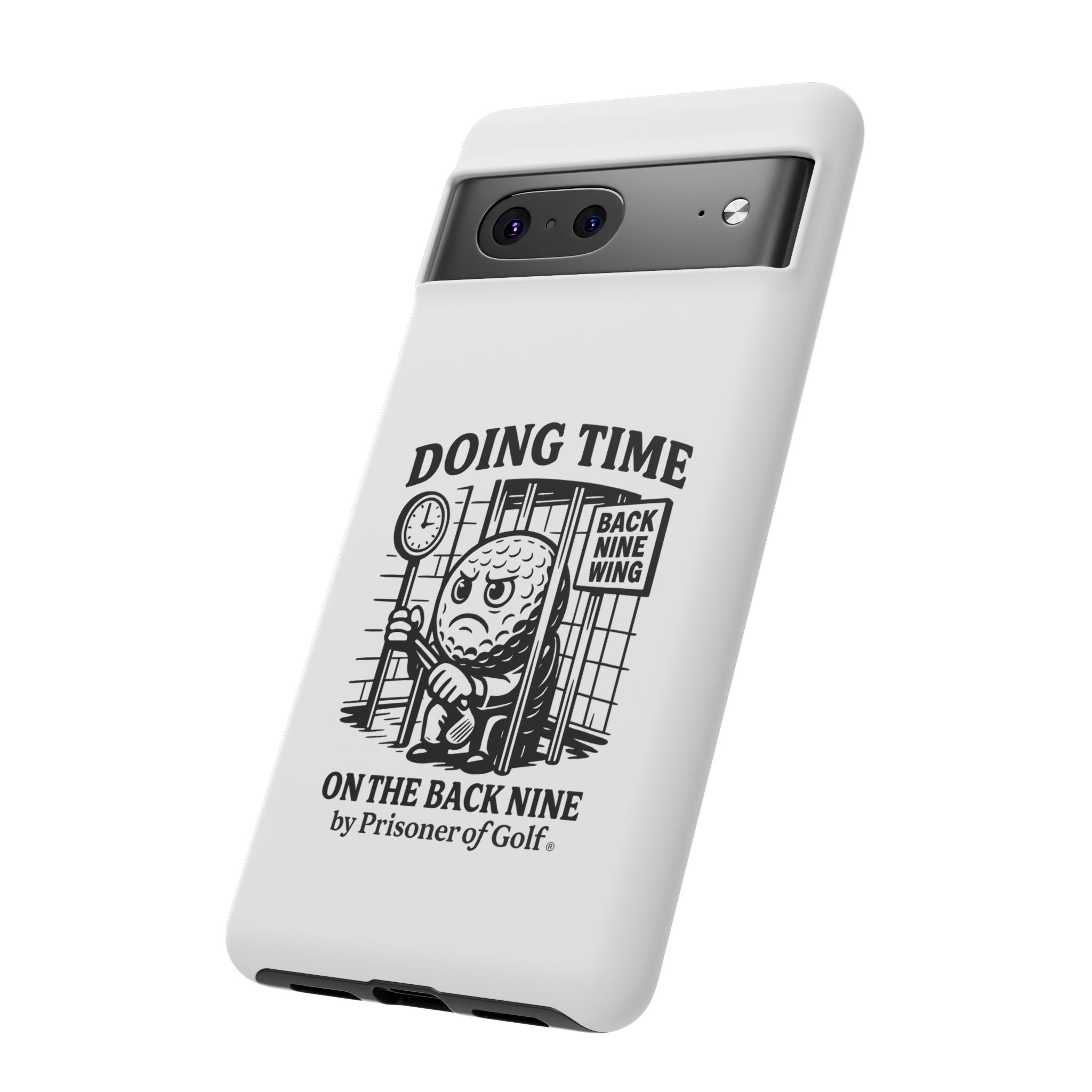 Doing Time on the Back Nine, Golf-Themed Phone Case, Funny Golf Gift, Golfer Accessory, Golf Lover's Case, Unique Sports Merchandise