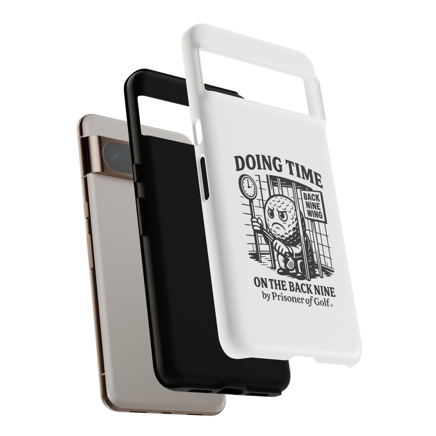 Doing Time on the Back Nine, Golf-Themed Phone Case, Funny Golf Gift, Golfer Accessory, Golf Lover's Case, Unique Sports Merchandise