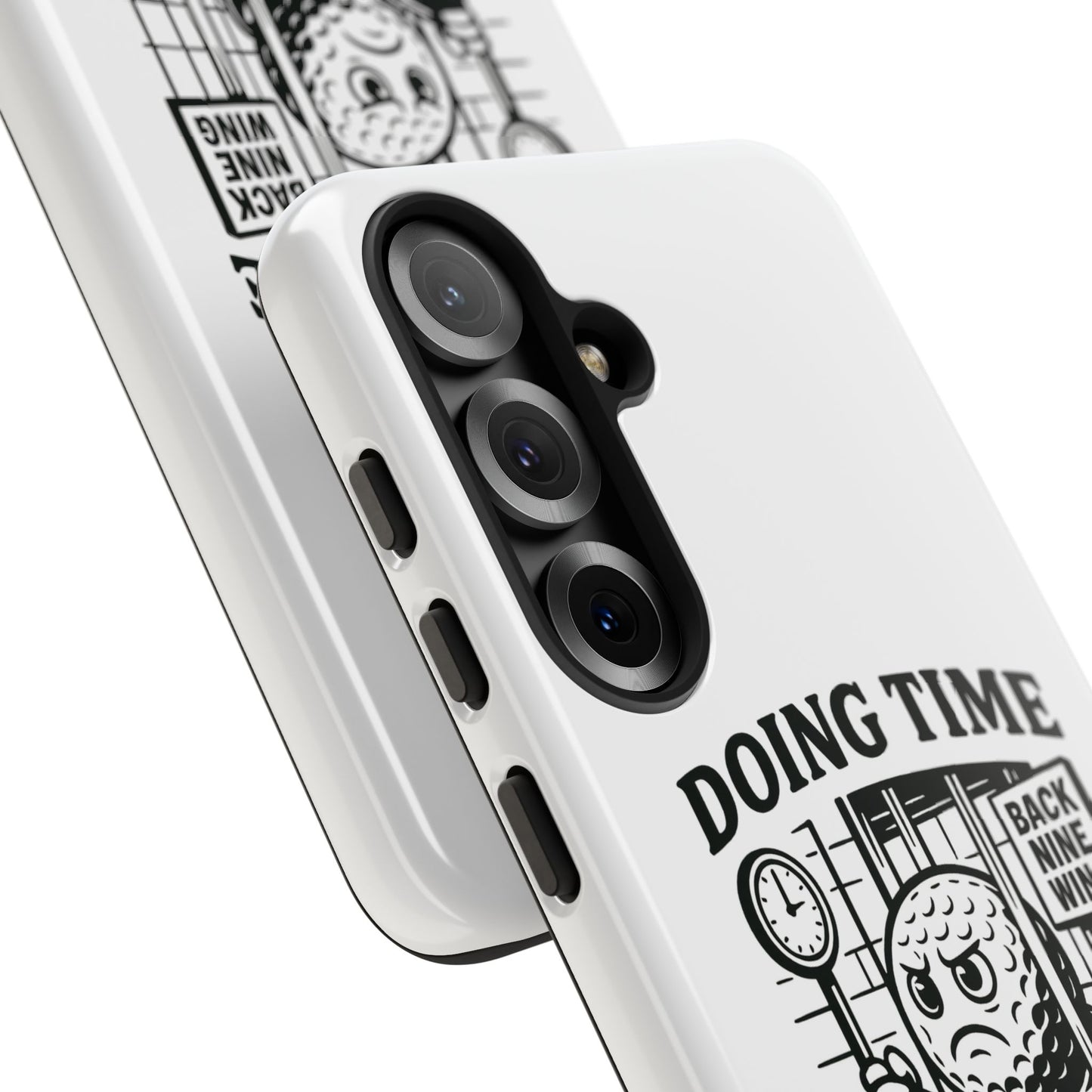 Doing Time on the Back Nine, Golf-Themed Phone Case, Funny Golf Gift, Golfer Accessory, Golf Lover's Case, Unique Sports Merchandise