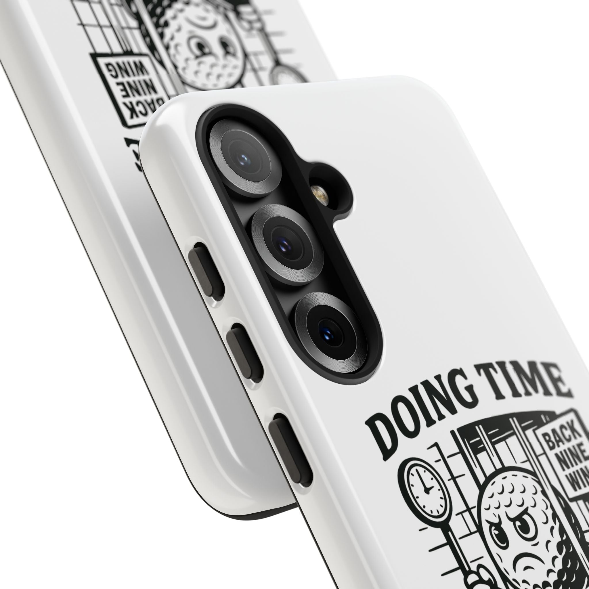 Doing Time on the Back Nine, Golf-Themed Phone Case, Funny Golf Gift, Golfer Accessory, Golf Lover's Case, Unique Sports Merchandise