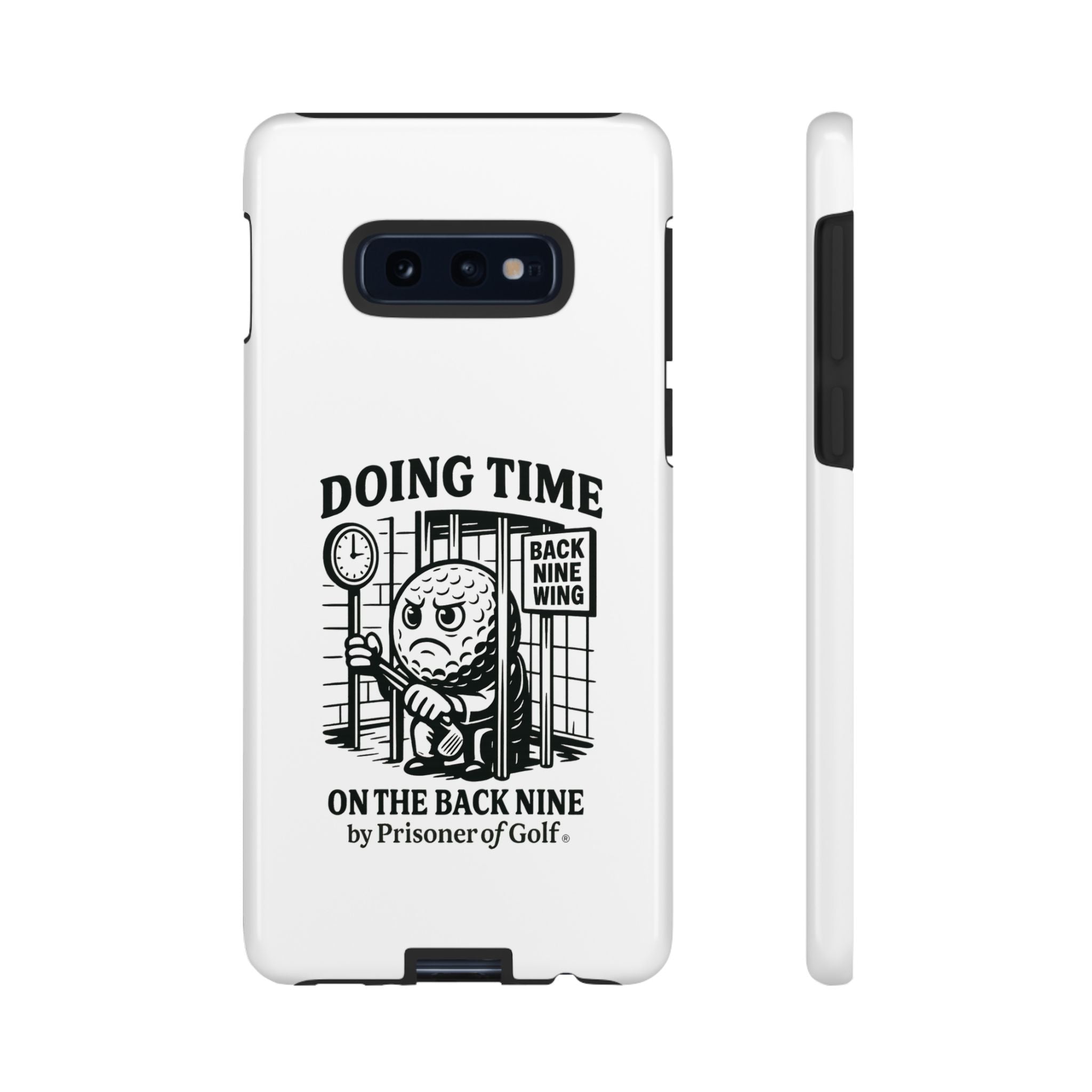 Doing Time on the Back Nine, Golf-Themed Phone Case, Funny Golf Gift, Golfer Accessory, Golf Lover's Case, Unique Sports Merchandise
