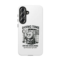 Doing Time on the Back Nine, Golf-Themed Phone Case, Funny Golf Gift, Golfer Accessory, Golf Lover's Case, Unique Sports Merchandise