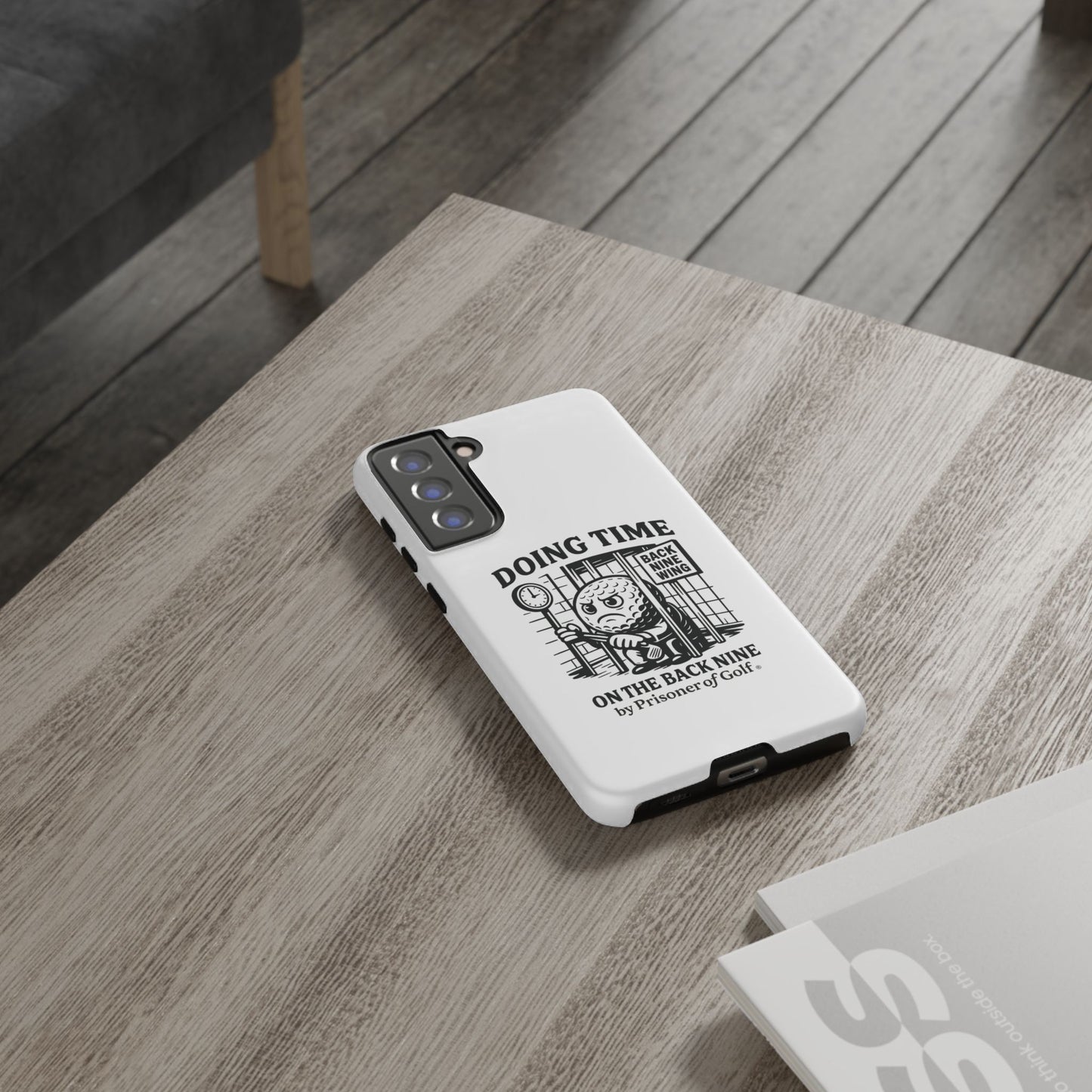 Doing Time on the Back Nine, Golf-Themed Phone Case, Funny Golf Gift, Golfer Accessory, Golf Lover's Case, Unique Sports Merchandise