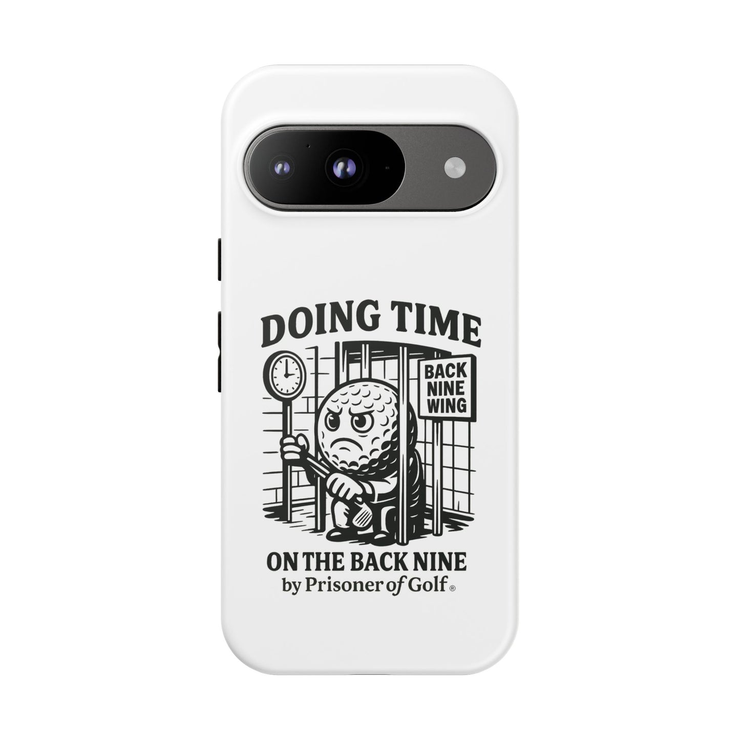 Doing Time on the Back Nine, Golf-Themed Phone Case, Funny Golf Gift, Golfer Accessory, Golf Lover's Case, Unique Sports Merchandise