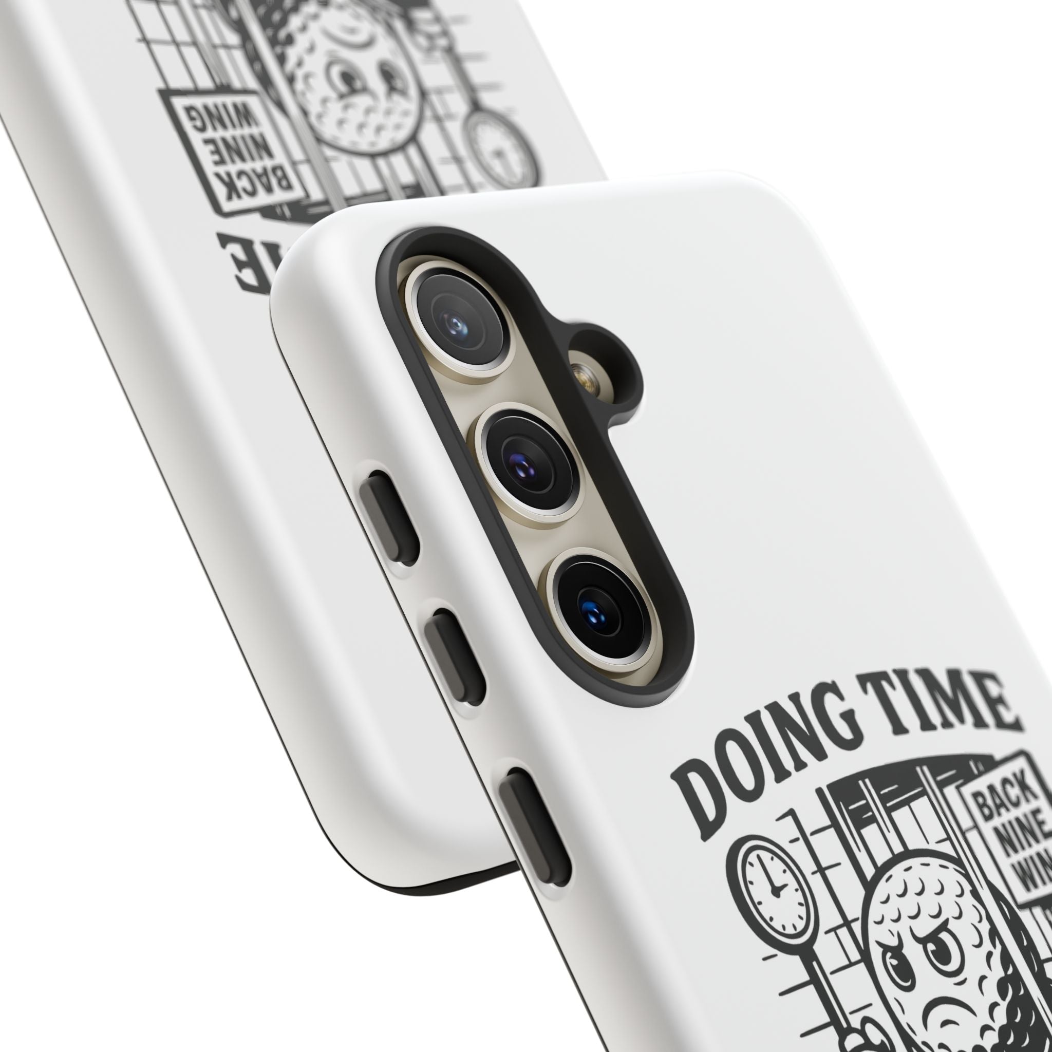Doing Time on the Back Nine, Golf-Themed Phone Case, Funny Golf Gift, Golfer Accessory, Golf Lover's Case, Unique Sports Merchandise
