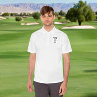 ⛳ Doing Time – Prisoner of Golf® Performance Polo Shirt (Front & Back Design)