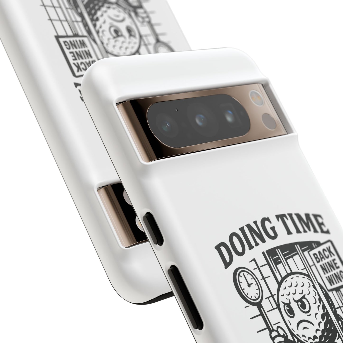 Doing Time on the Back Nine, Golf-Themed Phone Case, Funny Golf Gift, Golfer Accessory, Golf Lover's Case, Unique Sports Merchandise