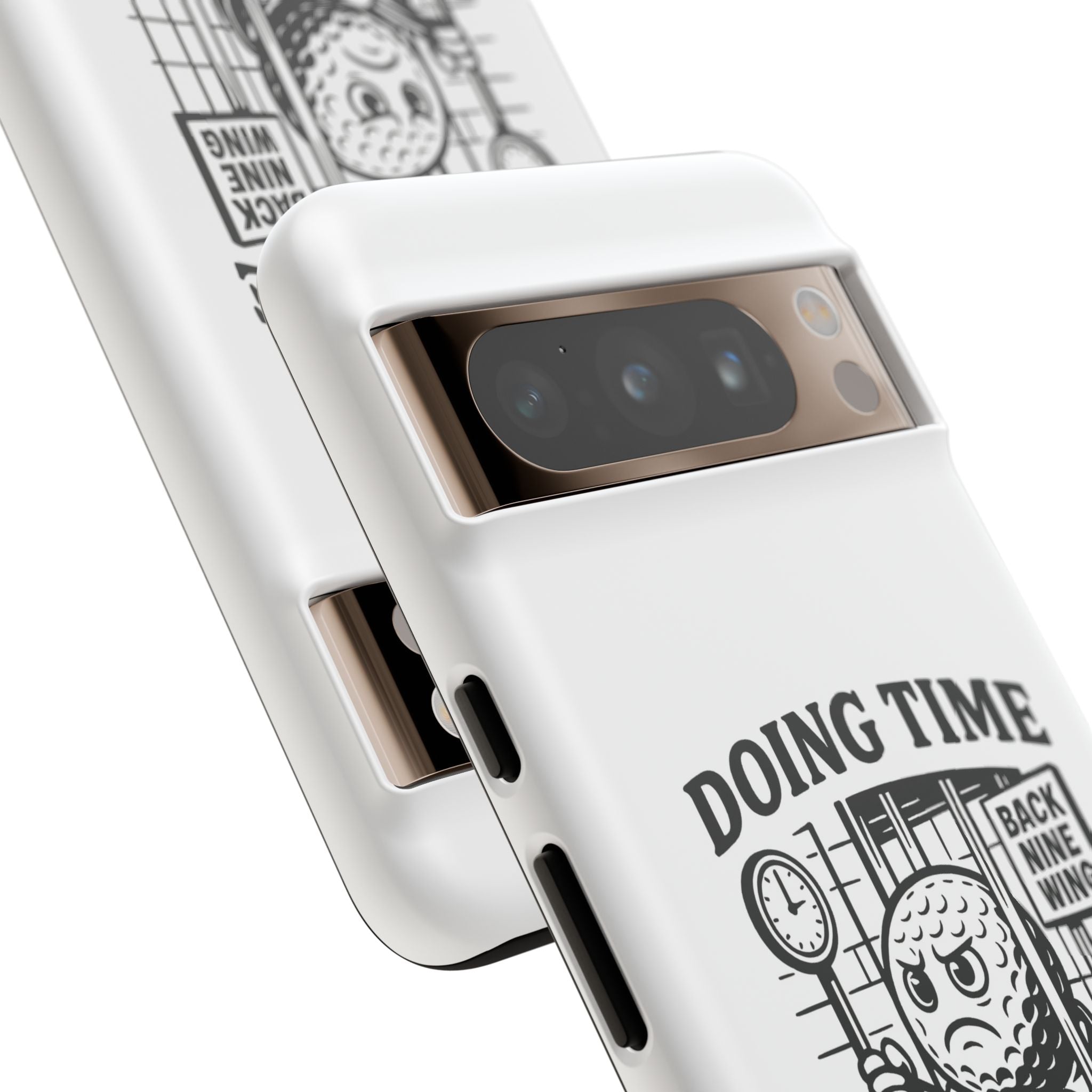 Doing Time on the Back Nine, Golf-Themed Phone Case, Funny Golf Gift, Golfer Accessory, Golf Lover's Case, Unique Sports Merchandise