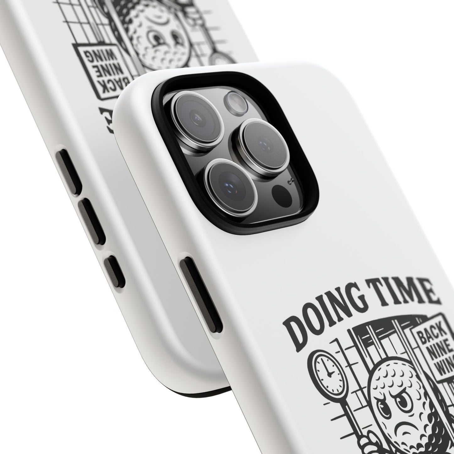 Doing Time on the Back Nine, Golf-Themed Phone Case, Funny Golf Gift, Golfer Accessory, Golf Lover's Case, Unique Sports Merchandise