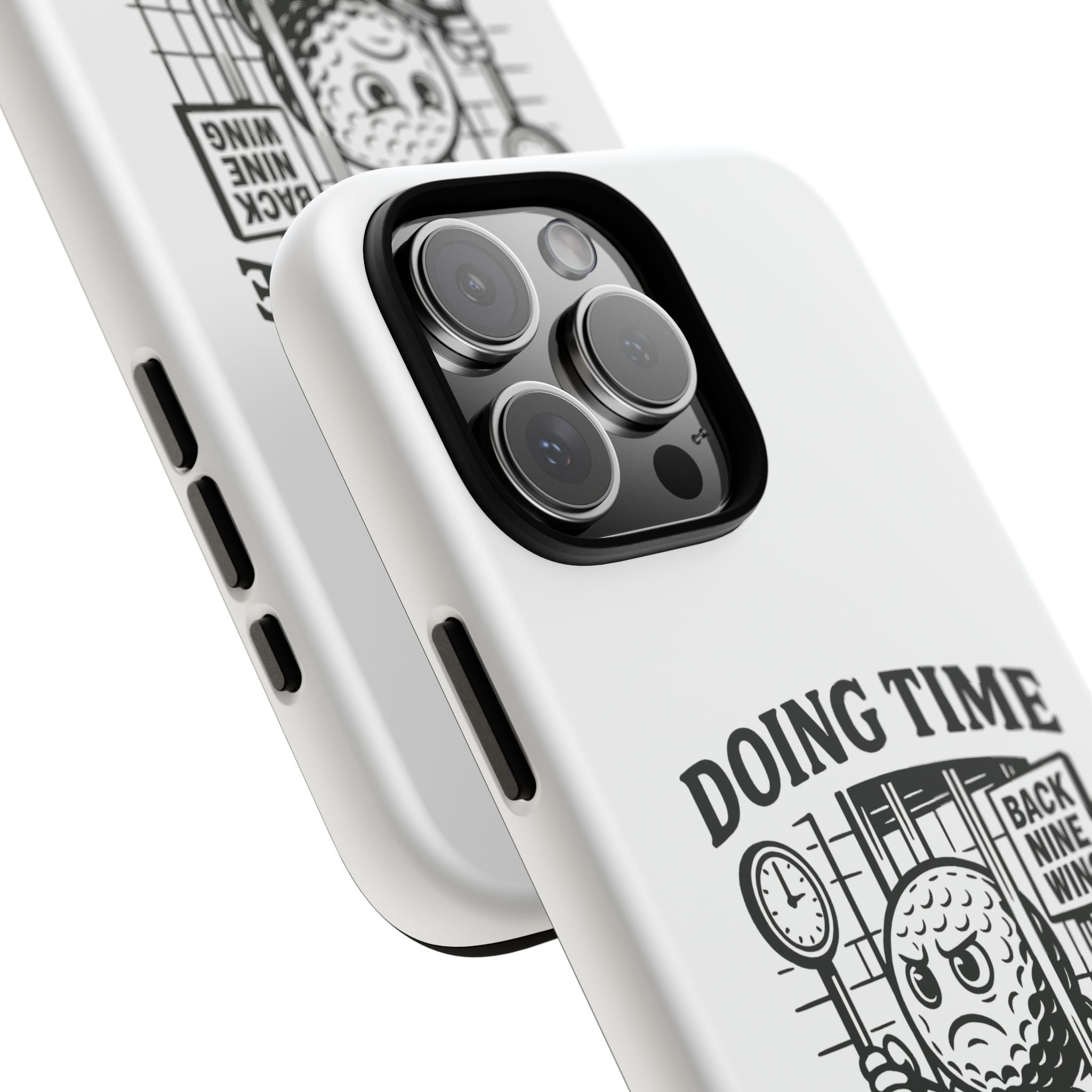 Doing Time on the Back Nine, Golf-Themed Phone Case, Funny Golf Gift, Golfer Accessory, Golf Lover's Case, Unique Sports Merchandise