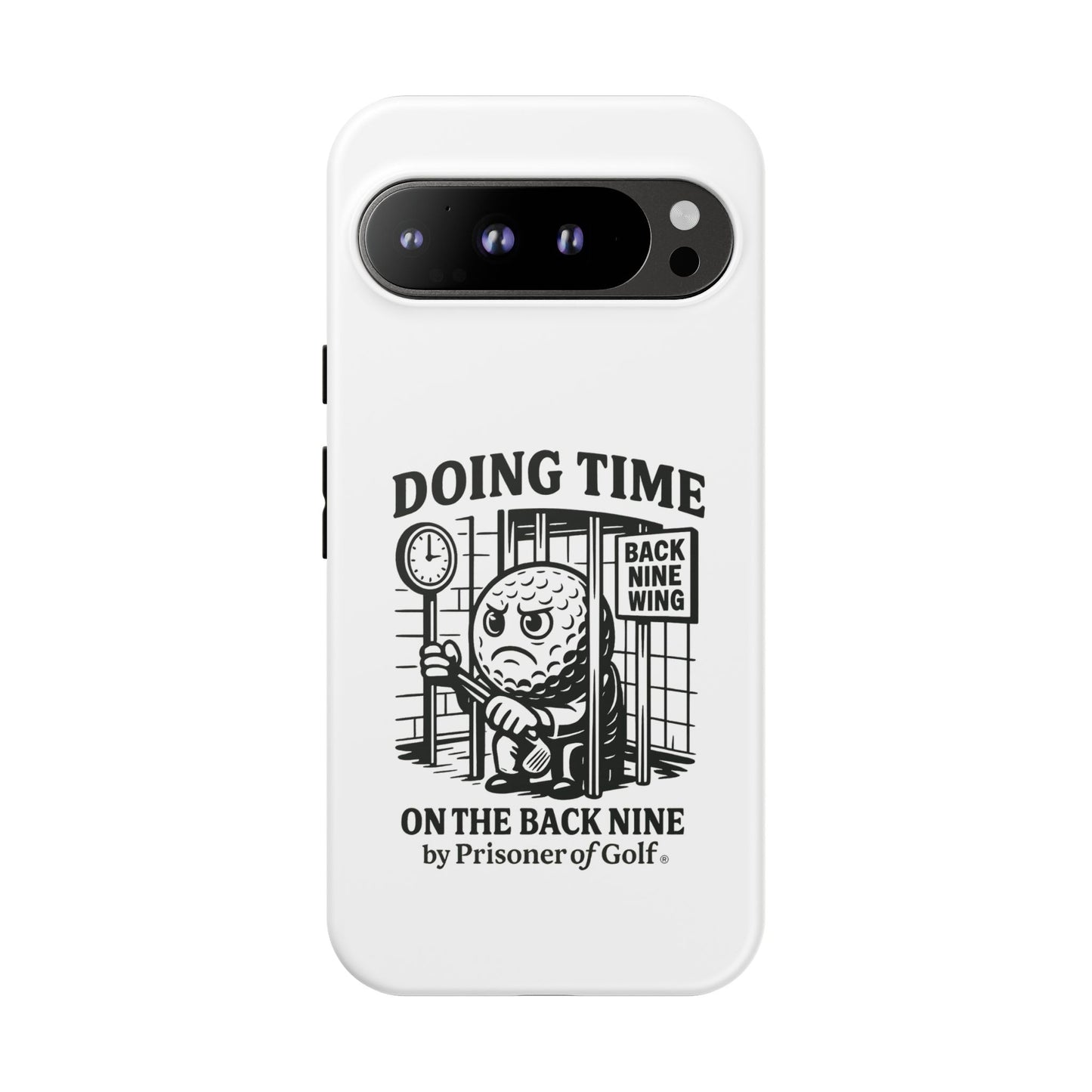 Doing Time on the Back Nine, Golf-Themed Phone Case, Funny Golf Gift, Golfer Accessory, Golf Lover's Case, Unique Sports Merchandise