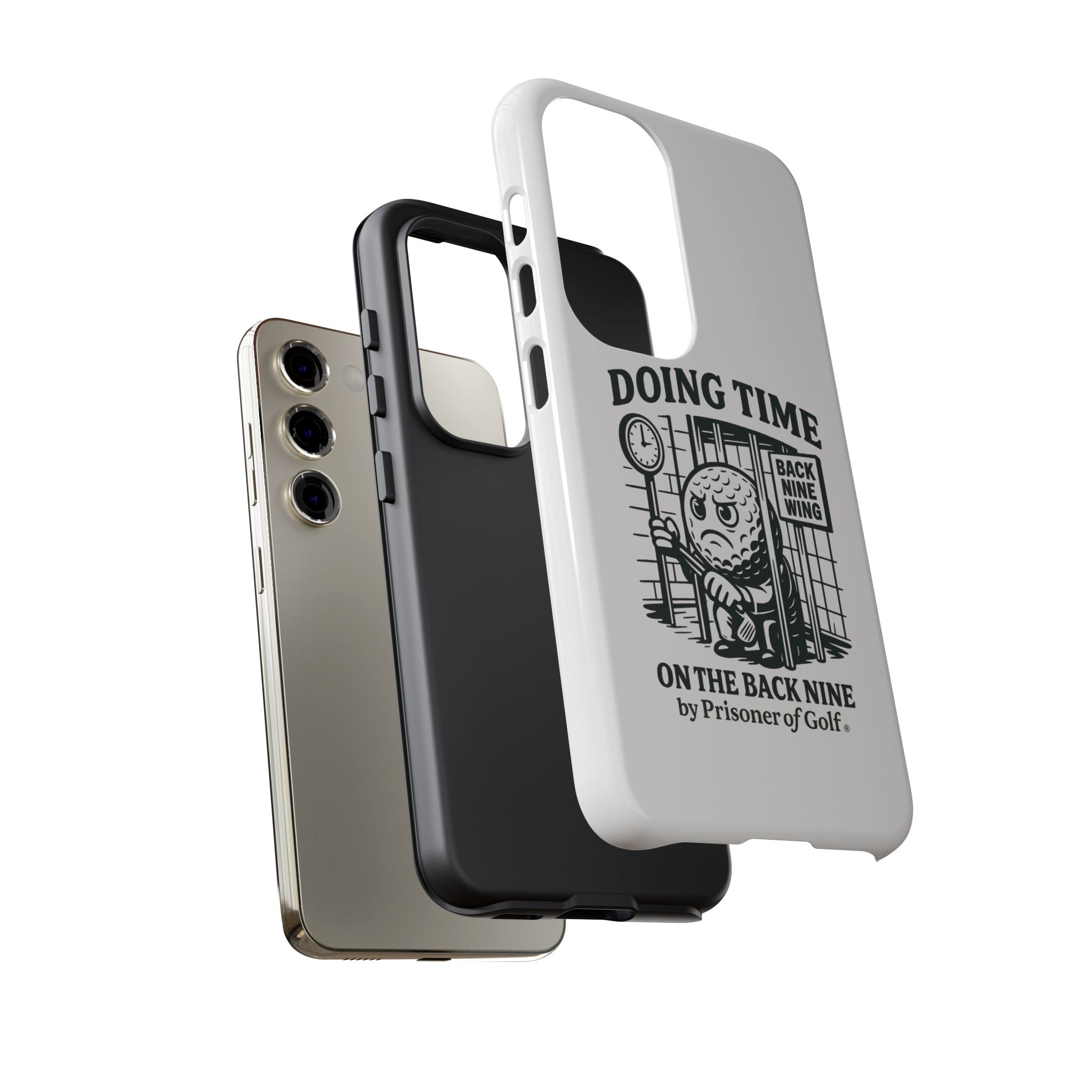 Doing Time on the Back Nine, Golf-Themed Phone Case, Funny Golf Gift, Golfer Accessory, Golf Lover's Case, Unique Sports Merchandise