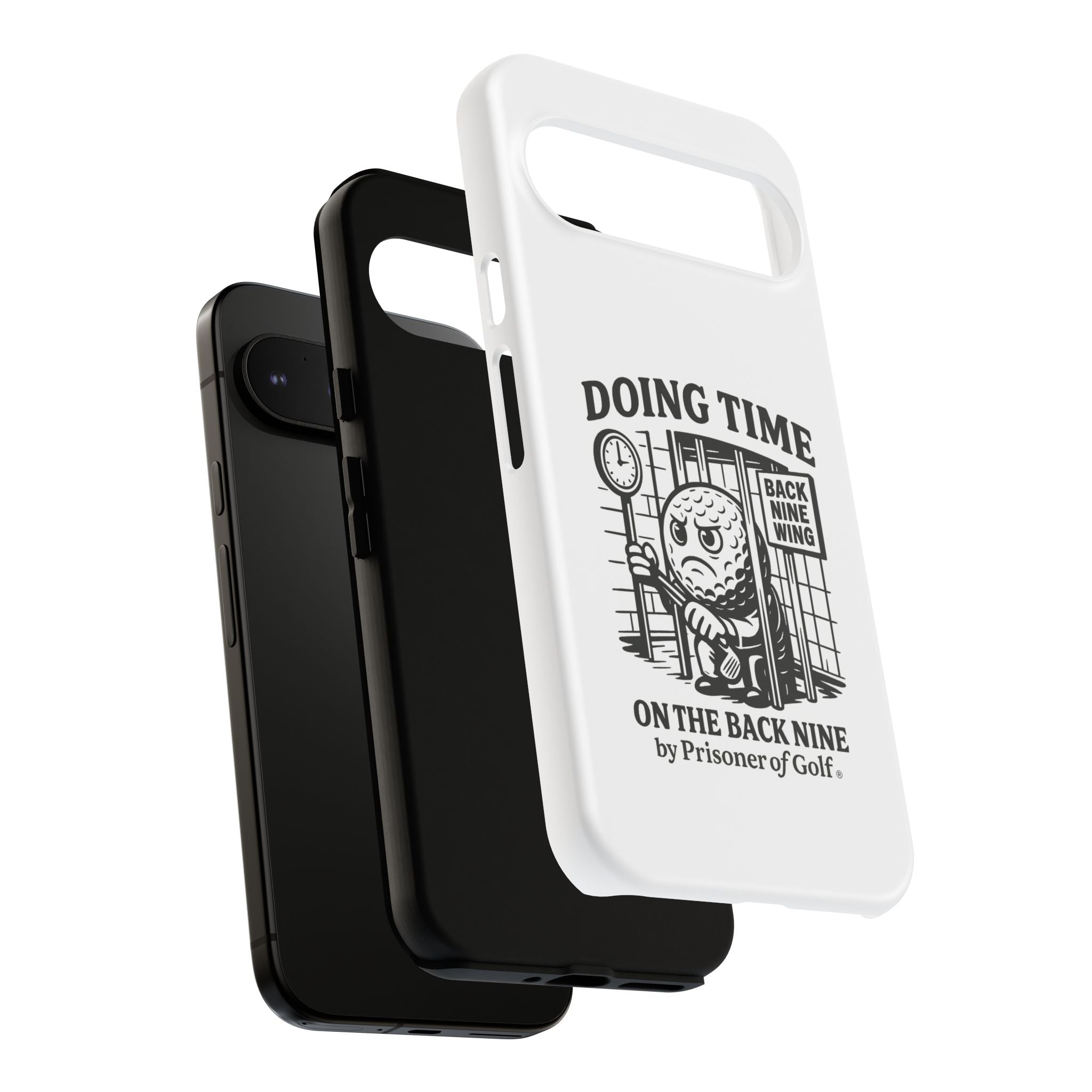 Doing Time on the Back Nine, Golf-Themed Phone Case, Funny Golf Gift, Golfer Accessory, Golf Lover's Case, Unique Sports Merchandise