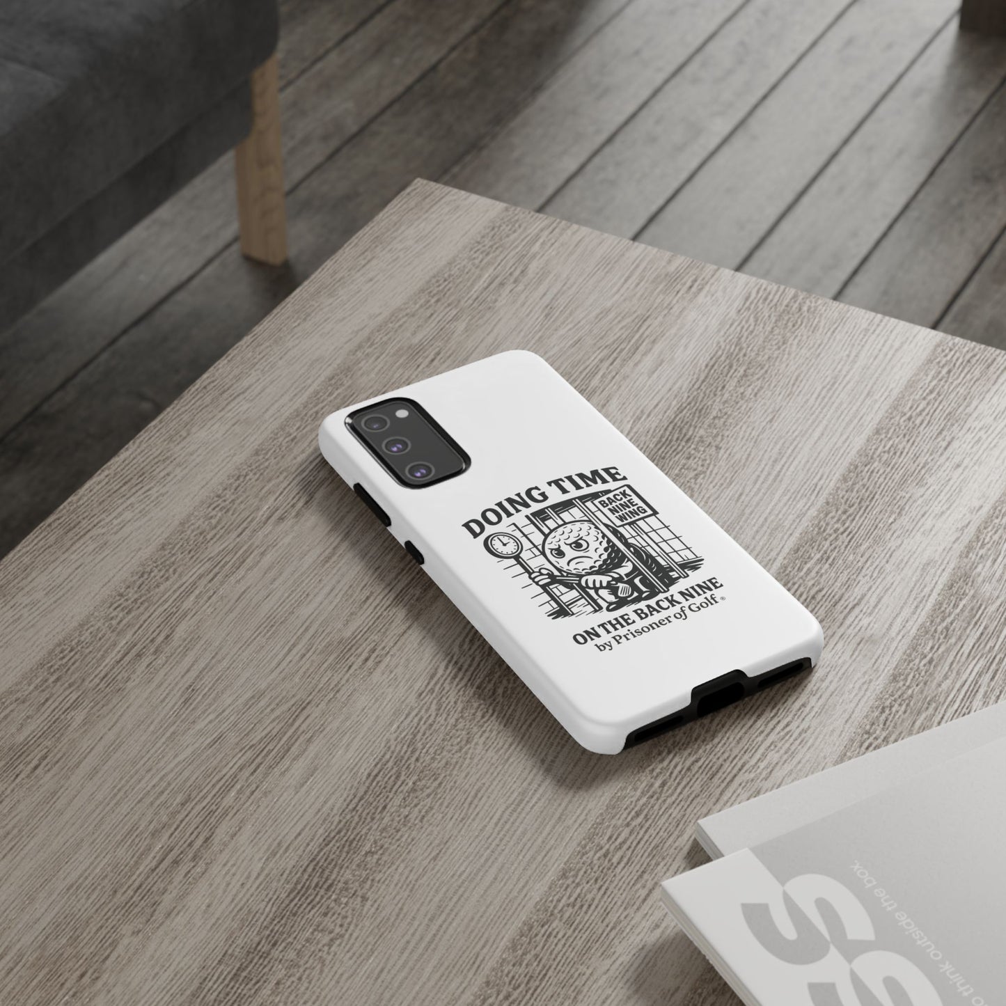 Doing Time on the Back Nine, Golf-Themed Phone Case, Funny Golf Gift, Golfer Accessory, Golf Lover's Case, Unique Sports Merchandise