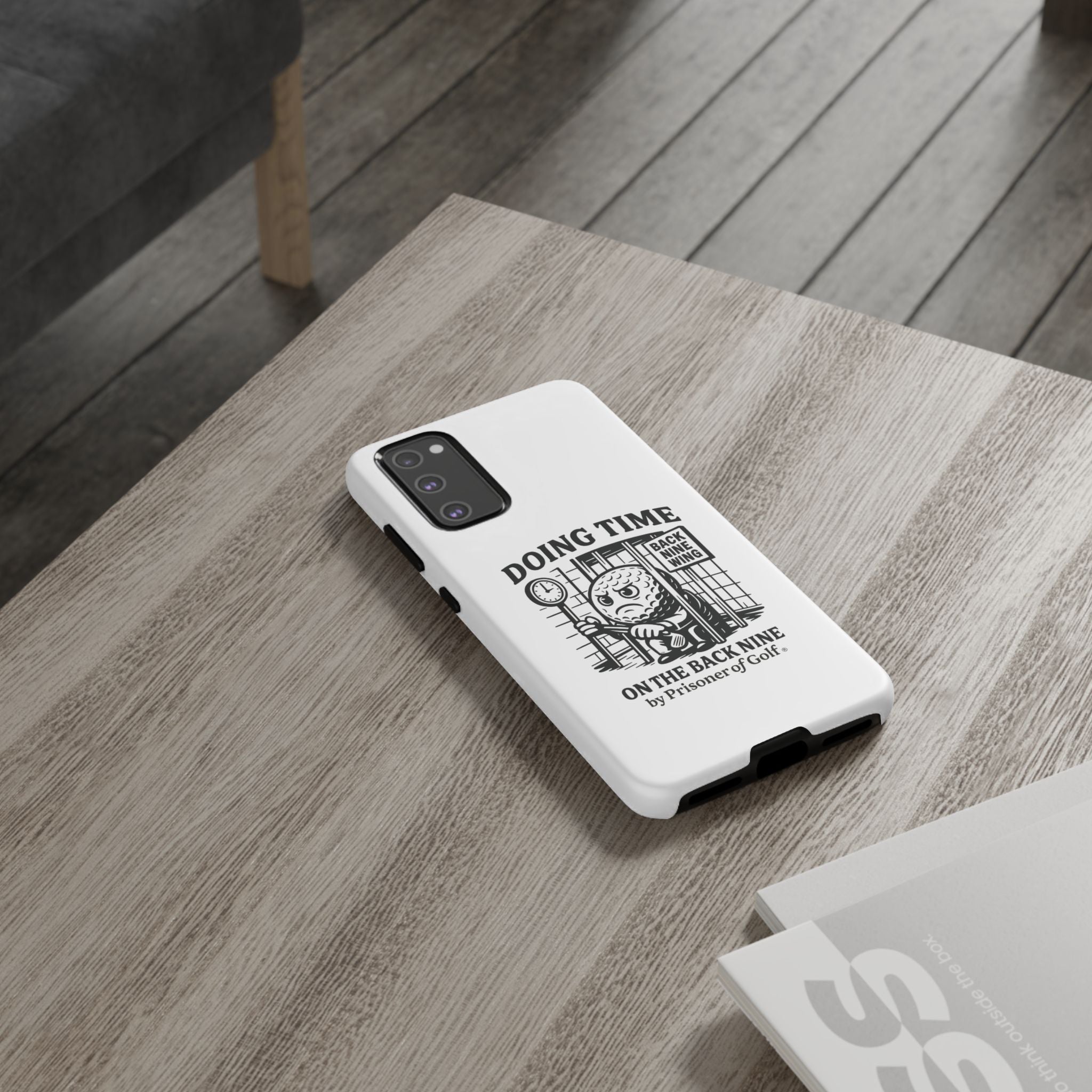 Doing Time on the Back Nine, Golf-Themed Phone Case, Funny Golf Gift, Golfer Accessory, Golf Lover's Case, Unique Sports Merchandise