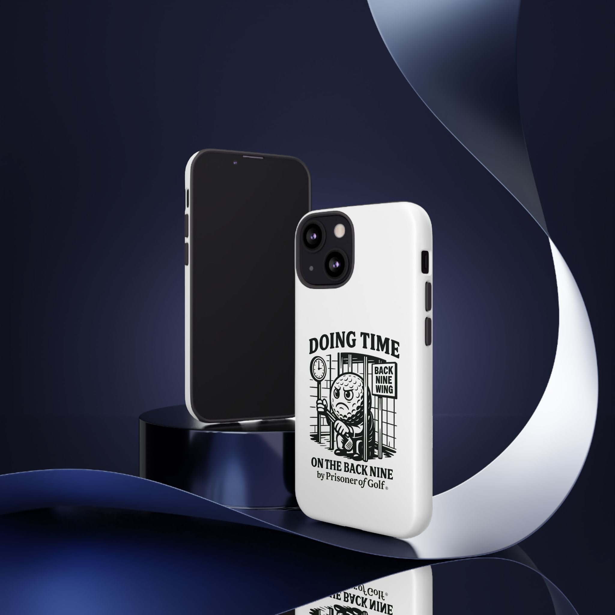 Doing Time on the Back Nine, Golf-Themed Phone Case, Funny Golf Gift, Golfer Accessory, Golf Lover's Case, Unique Sports Merchandise