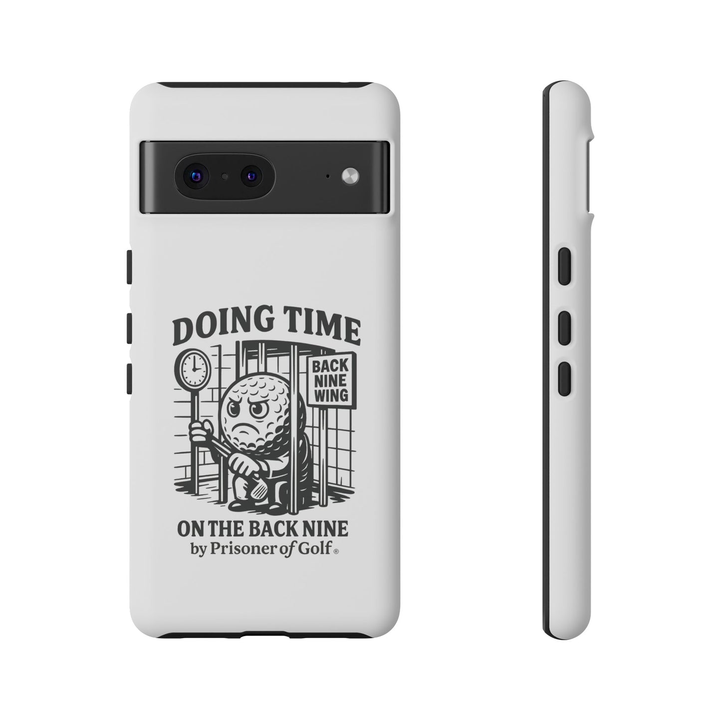Doing Time on the Back Nine, Golf-Themed Phone Case, Funny Golf Gift, Golfer Accessory, Golf Lover's Case, Unique Sports Merchandise