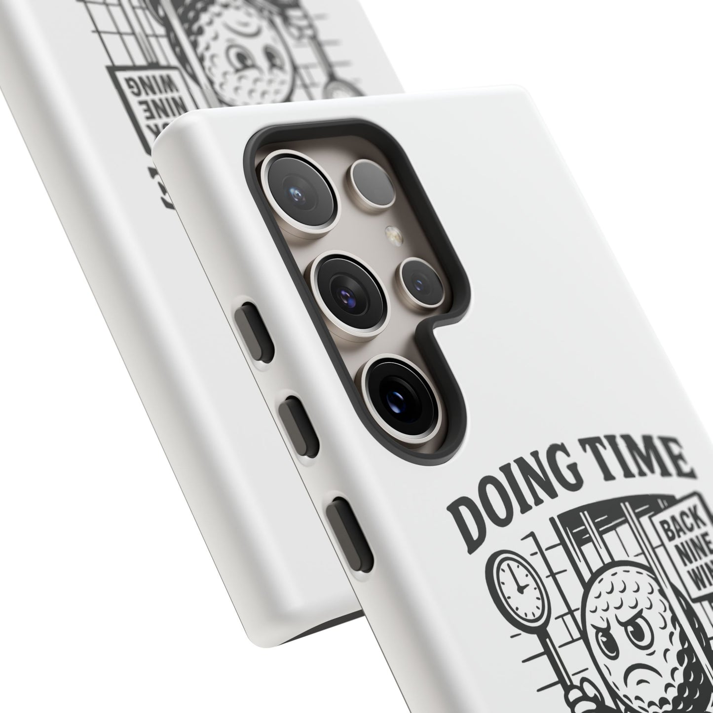 Doing Time on the Back Nine, Golf-Themed Phone Case, Funny Golf Gift, Golfer Accessory, Golf Lover's Case, Unique Sports Merchandise