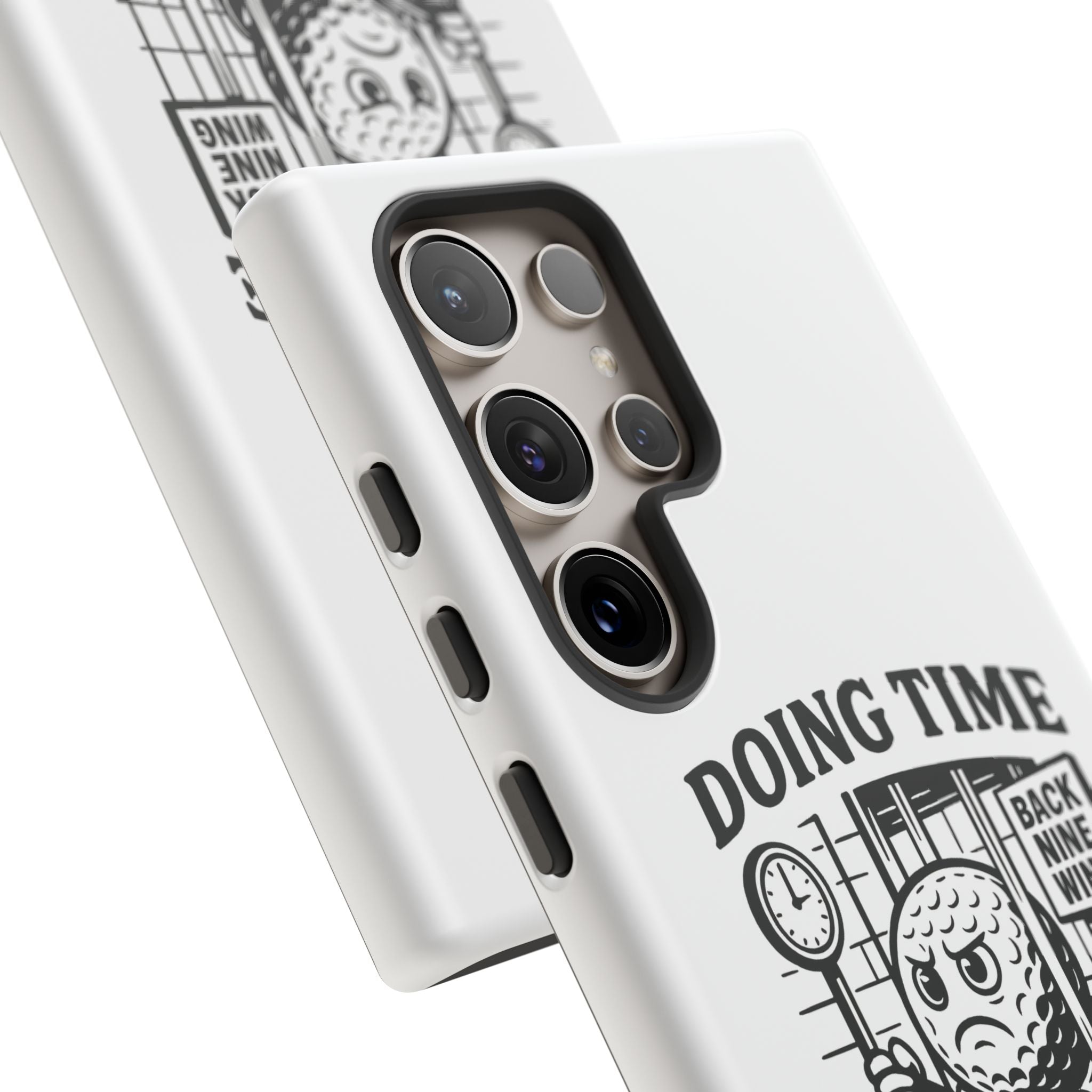 Doing Time on the Back Nine, Golf-Themed Phone Case, Funny Golf Gift, Golfer Accessory, Golf Lover's Case, Unique Sports Merchandise