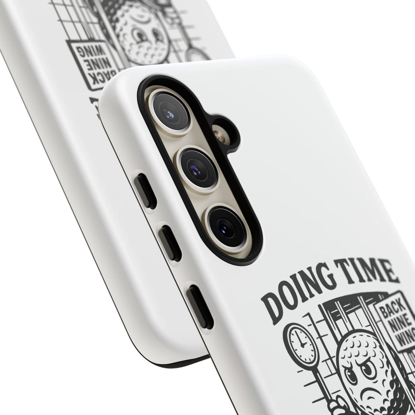 Doing Time on the Back Nine, Golf-Themed Phone Case, Funny Golf Gift, Golfer Accessory, Golf Lover's Case, Unique Sports Merchandise