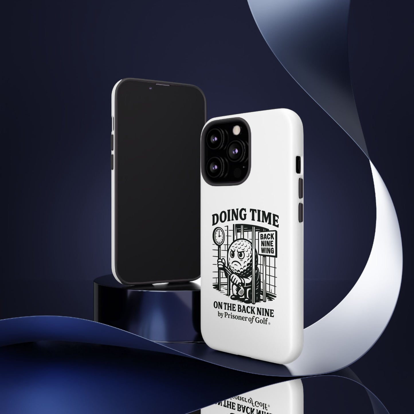 Doing Time on the Back Nine, Golf-Themed Phone Case, Funny Golf Gift, Golfer Accessory, Golf Lover's Case, Unique Sports Merchandise