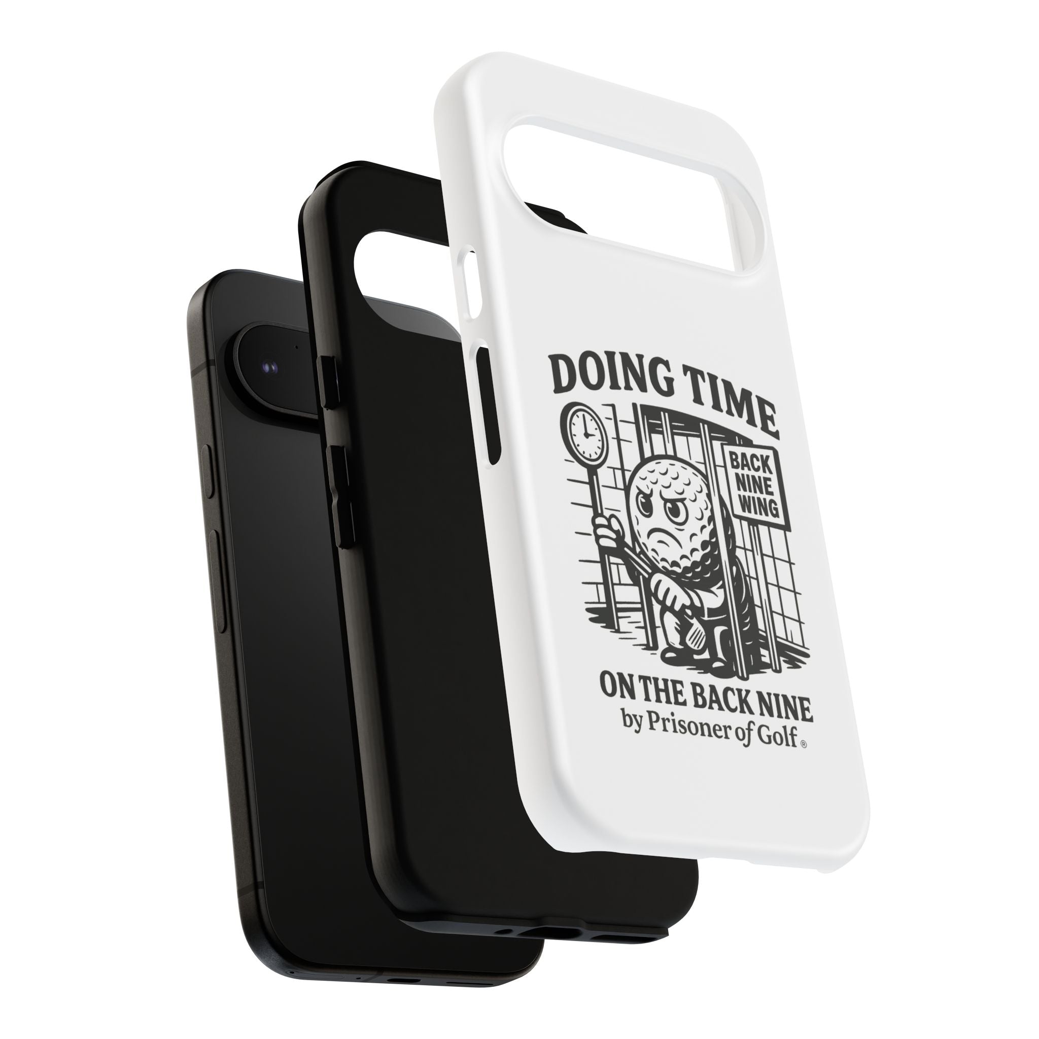 Doing Time on the Back Nine, Golf-Themed Phone Case, Funny Golf Gift, Golfer Accessory, Golf Lover's Case, Unique Sports Merchandise
